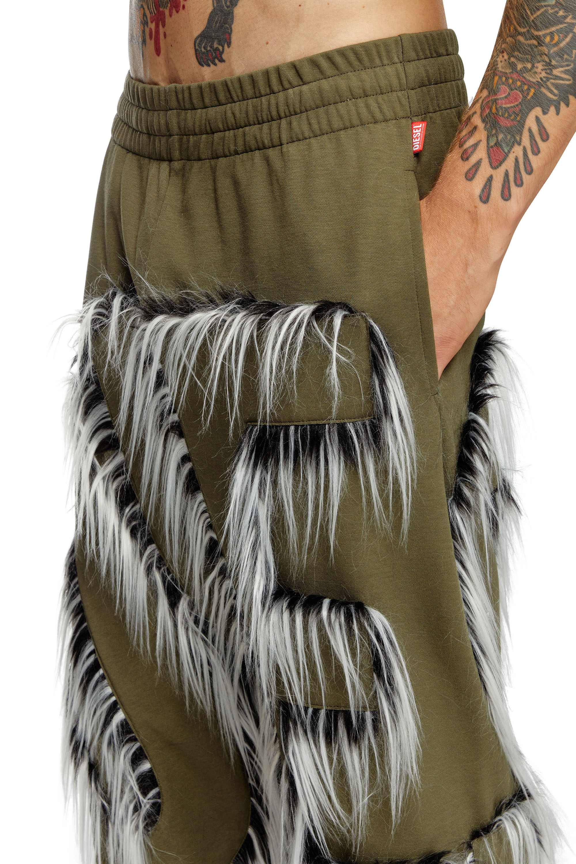 Diesel - P-BIMY-FUR, Verde Militare - Image 4