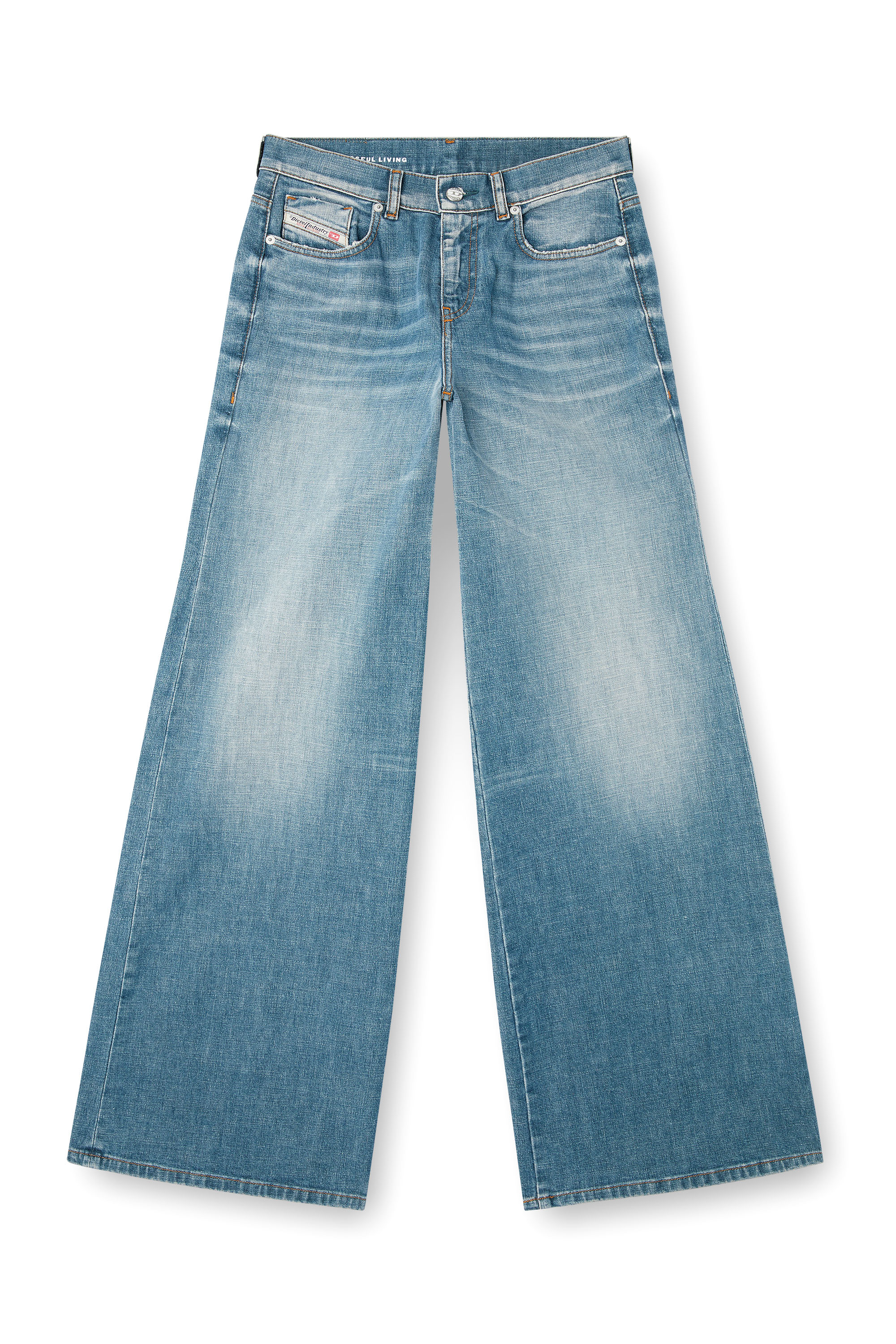 Diesel - Flare Jeans 1978 D-Akemi 09M58 Femme, Bleu moyen - Image 3