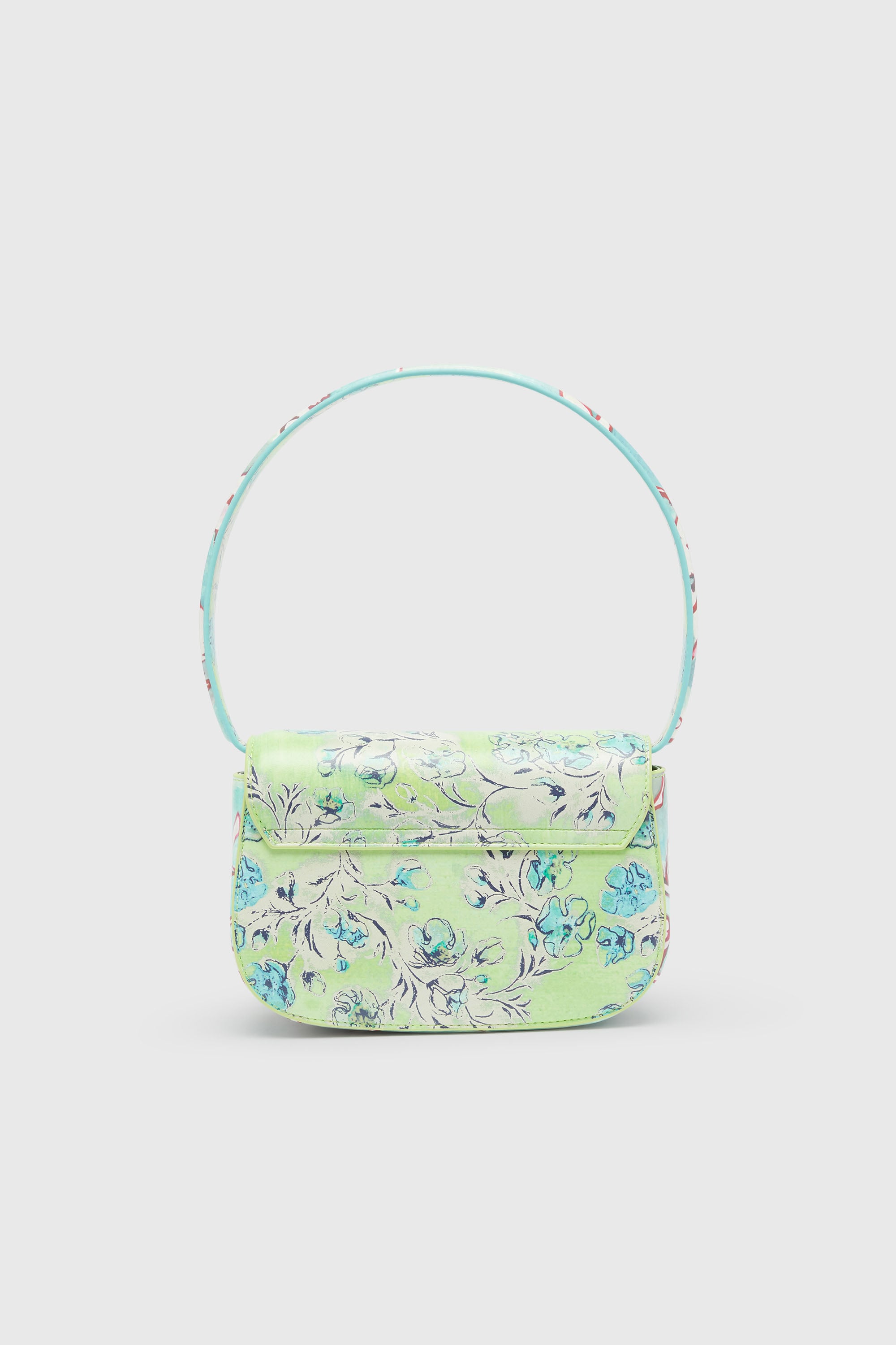 Diesel - 1DR, 1DR-Borsa iconica con stampa floreale Donna in Verde - 2
