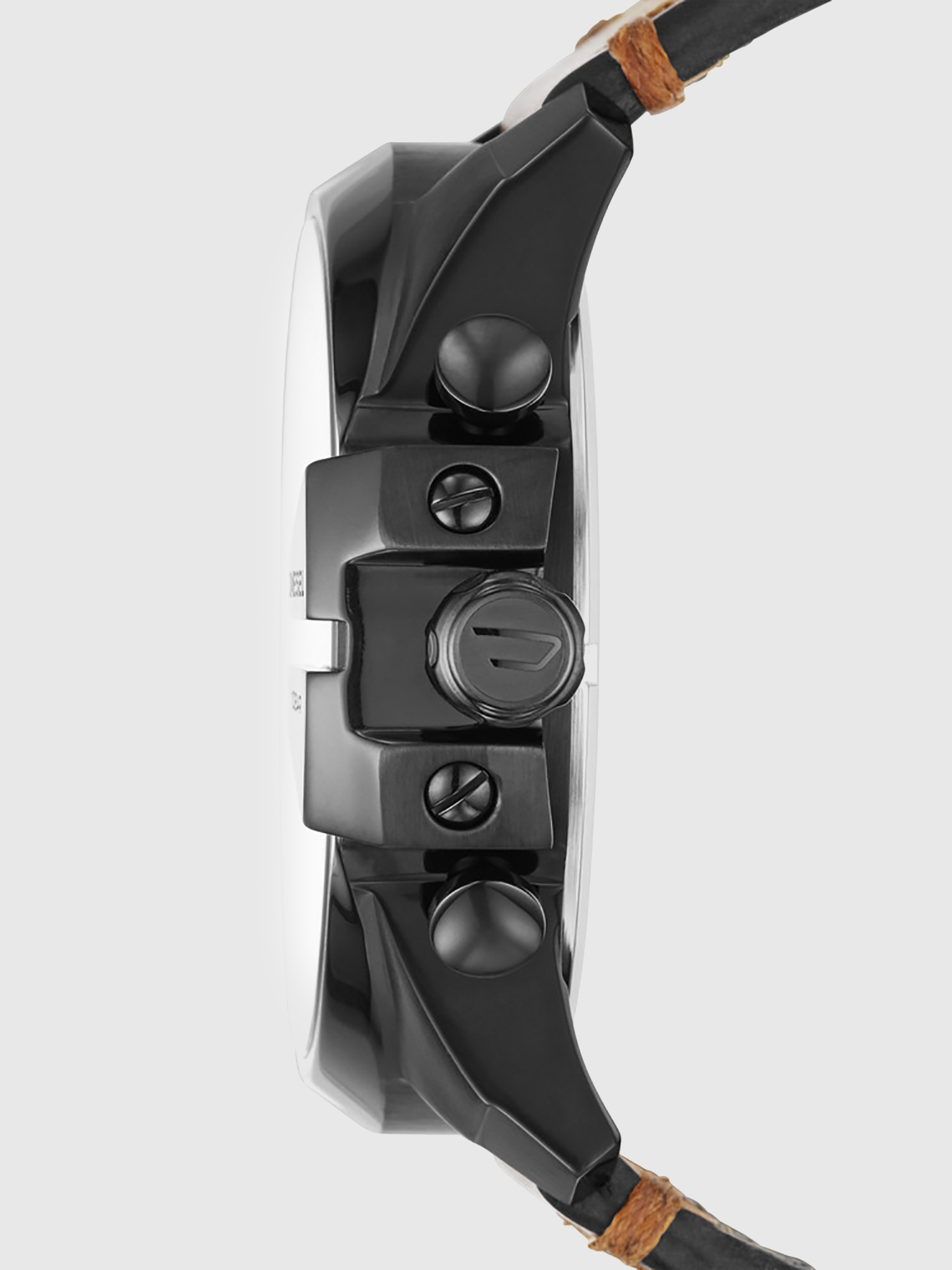 Diesel - DZ4463, Herren Mega Chief Uhr mit grauem Zifferblatt in Schwarz - 2