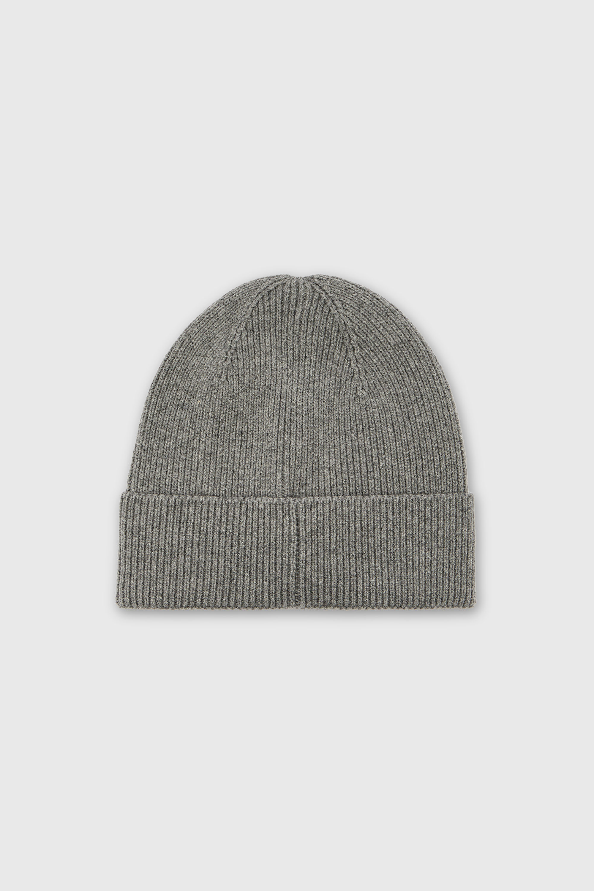 Diesel - K-CODER-FULLY B, Unisex Gerippte Beanie-M&uuml;tze mit D-Stickerei in Grau - 2