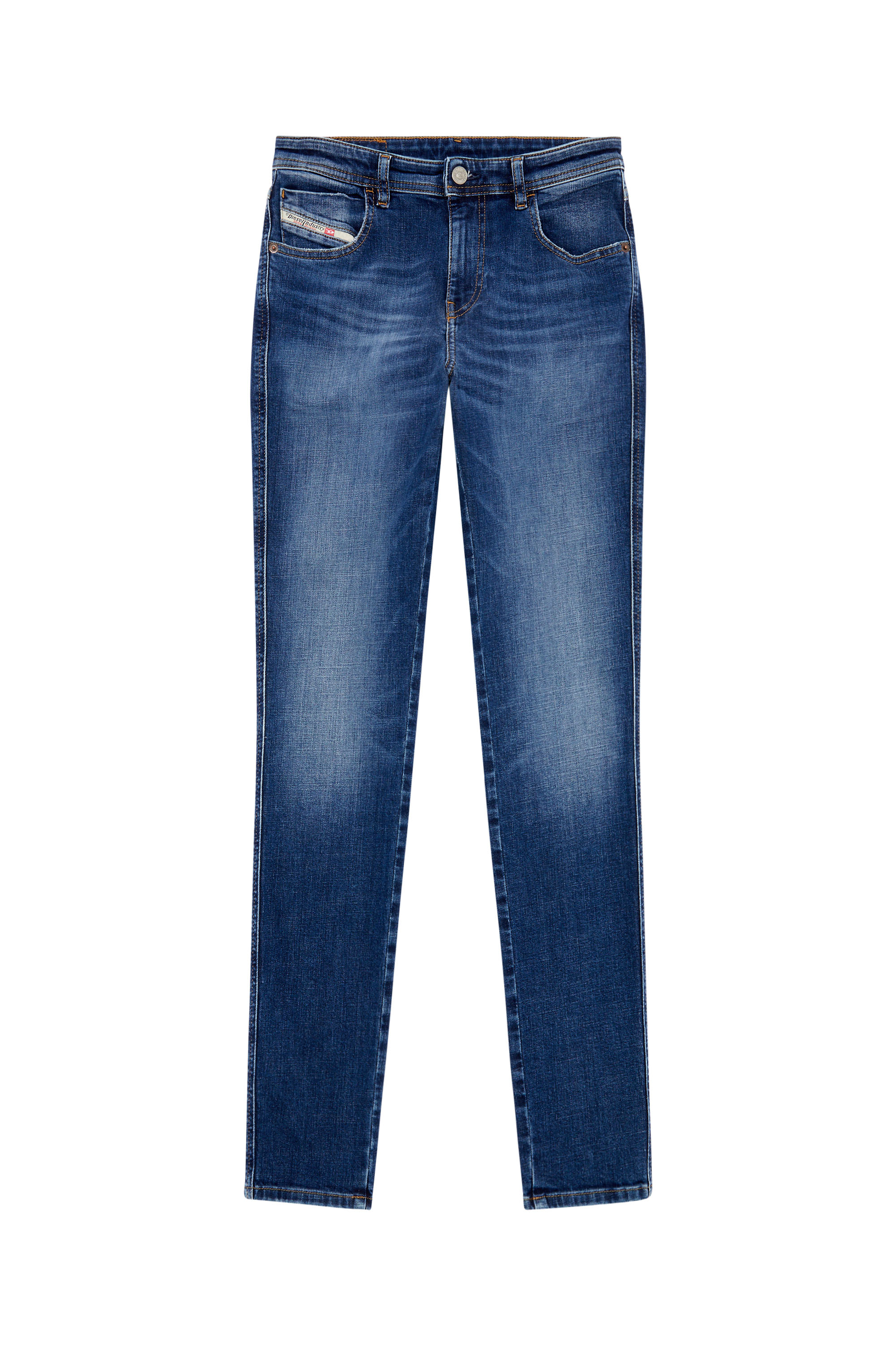 Diesel - Skinny Jeans 2015 Babhila 09H63, Blu Scuro - Image 5