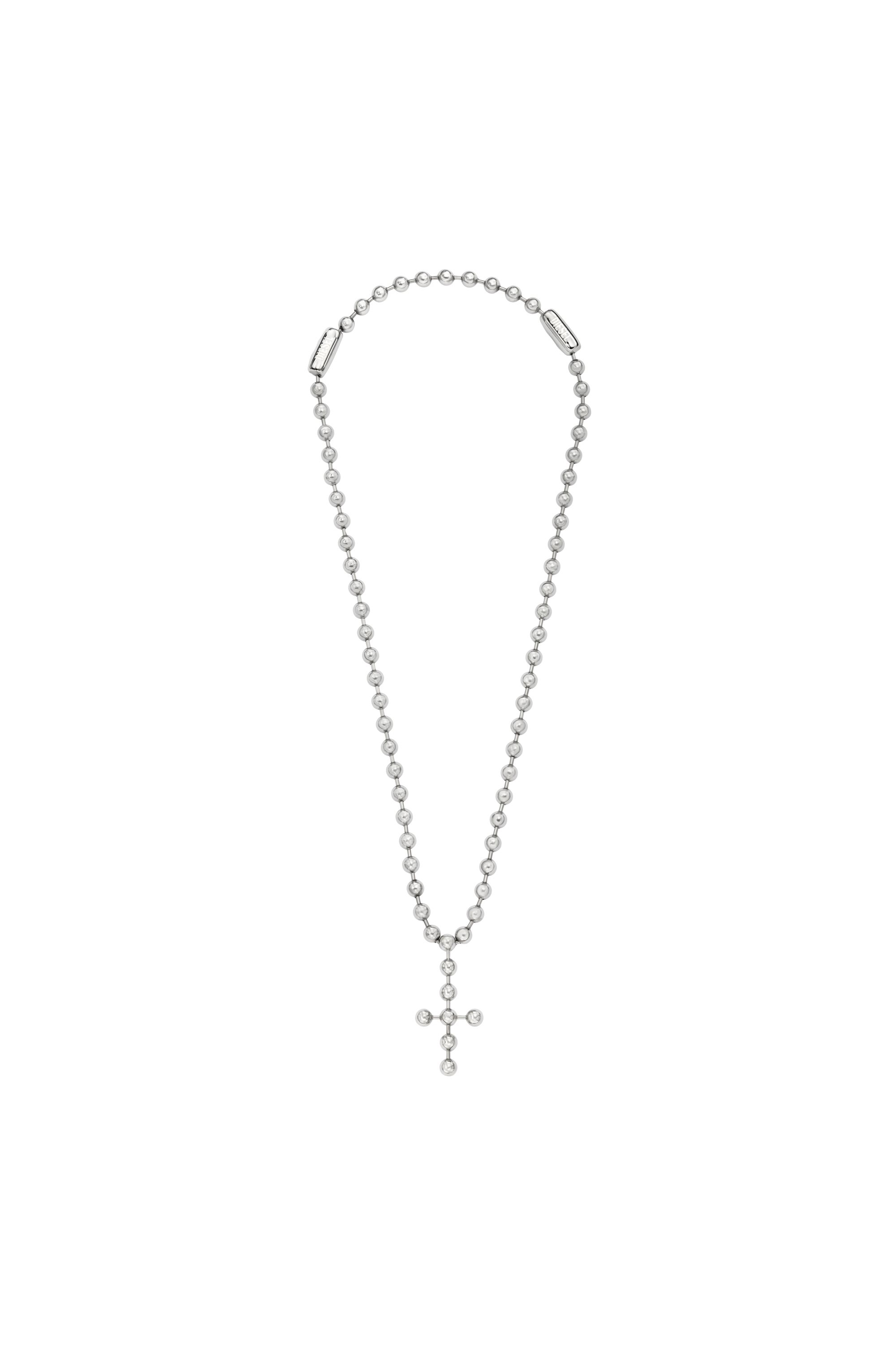 Diesel - DX167440 JEWELLERY, Collana con catena in acciaio inox Unisex in Argento - 1