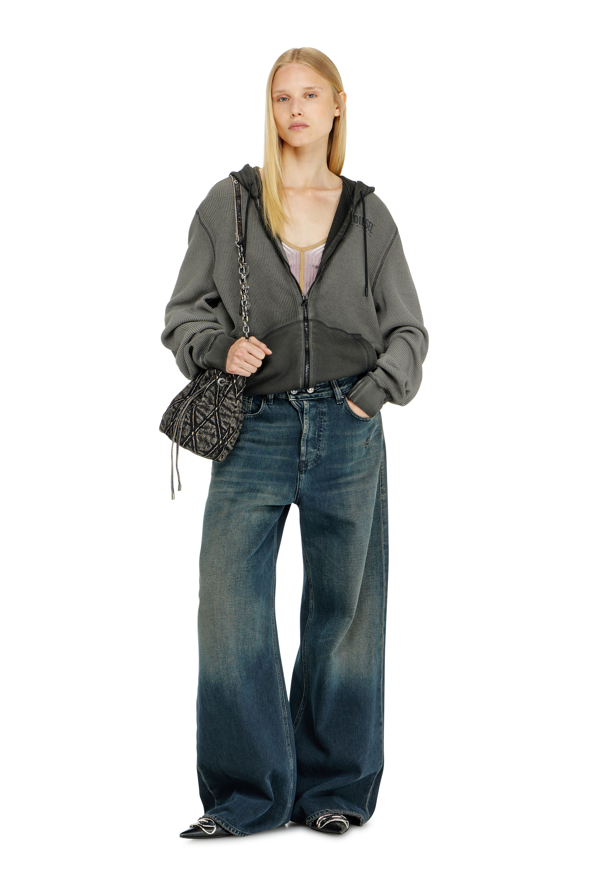 Diesel - Unisex Relaxed Jeans 1996 D-Sire 09N67, Dunkelblau - 3