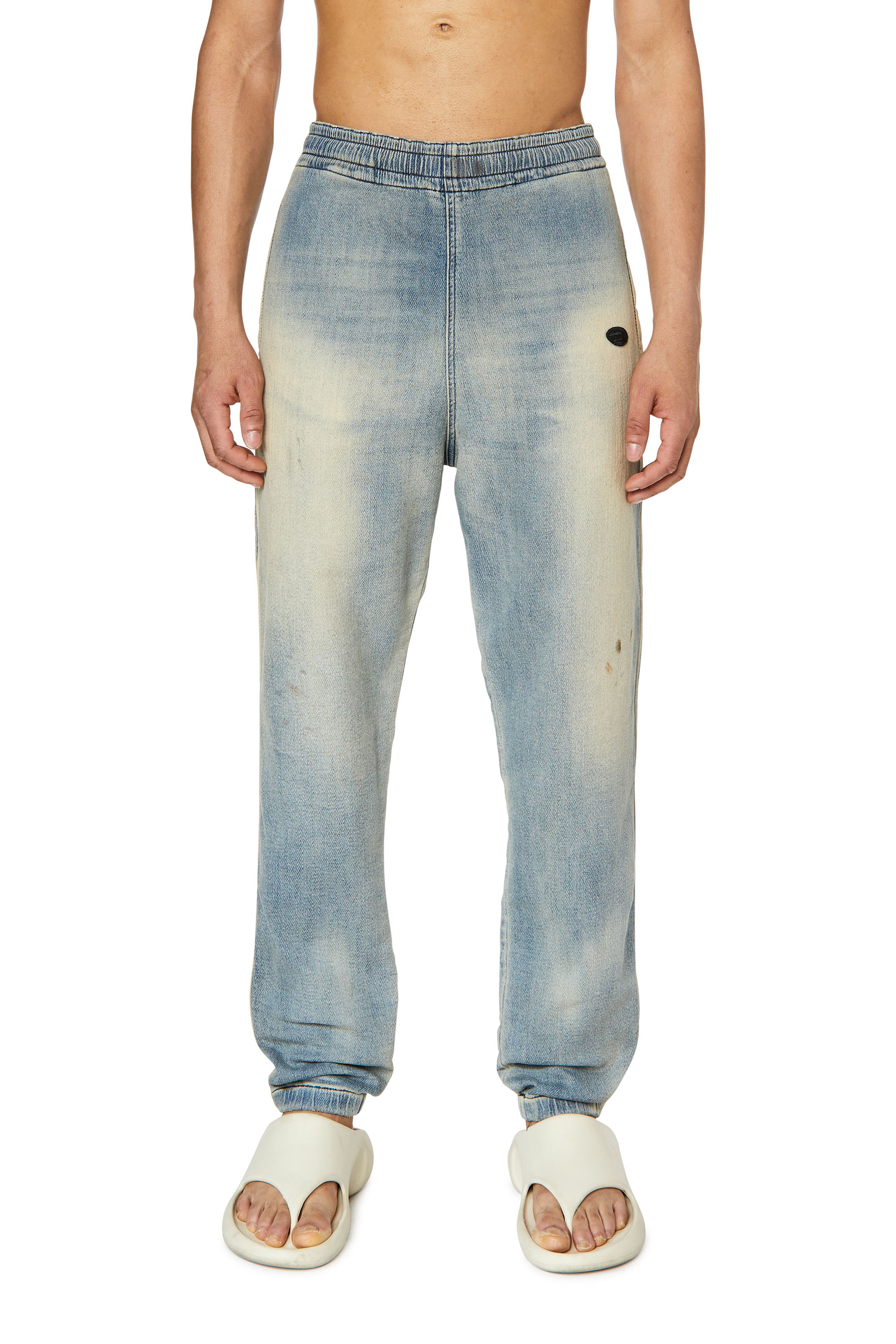 Diesel - D-Lab Track Denim 09G48 Tapered, Hellblau - Image 1