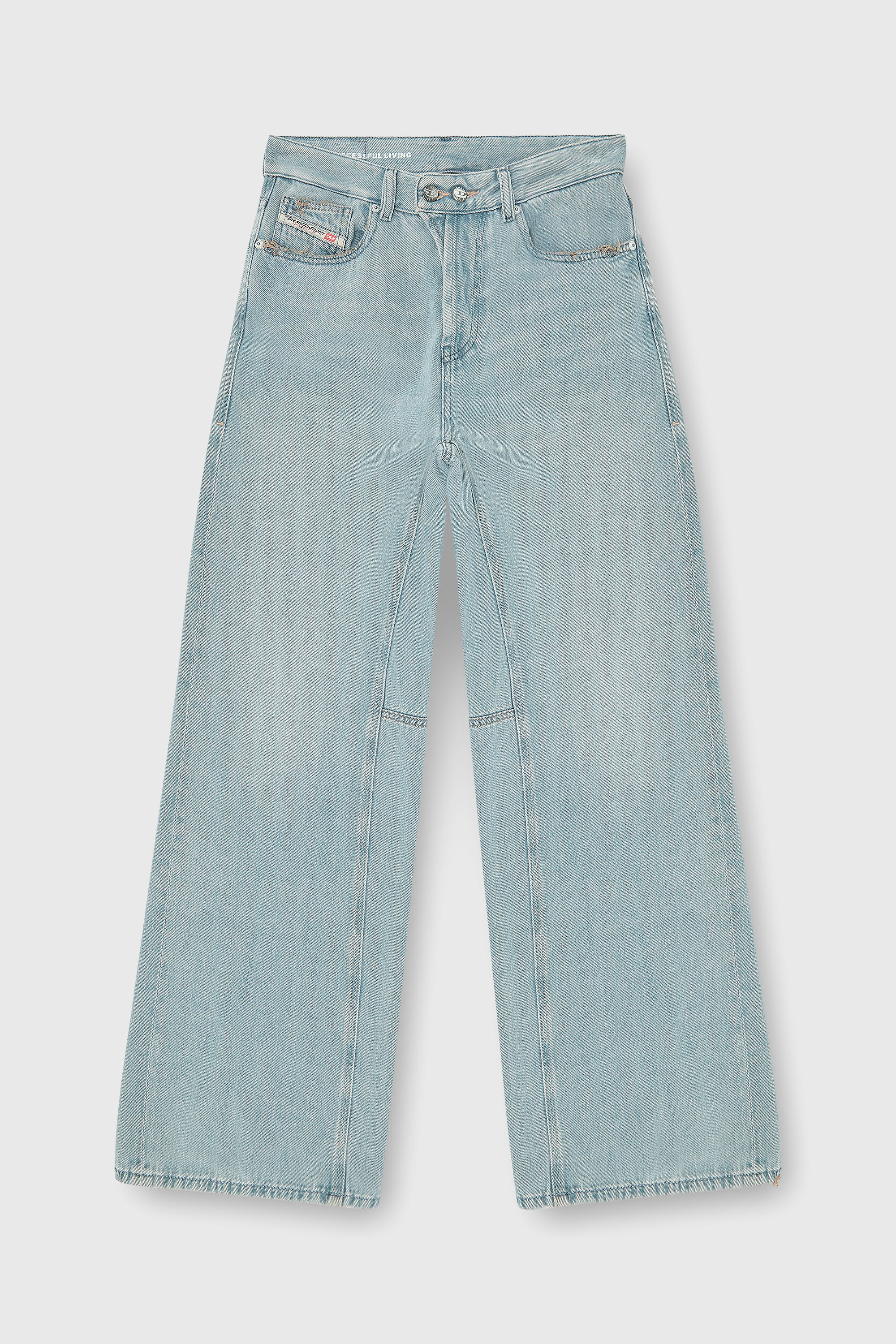 Diesel - Woman's Relaxed Jeans 1996 D-Sire 09P84, Light Blue - 2