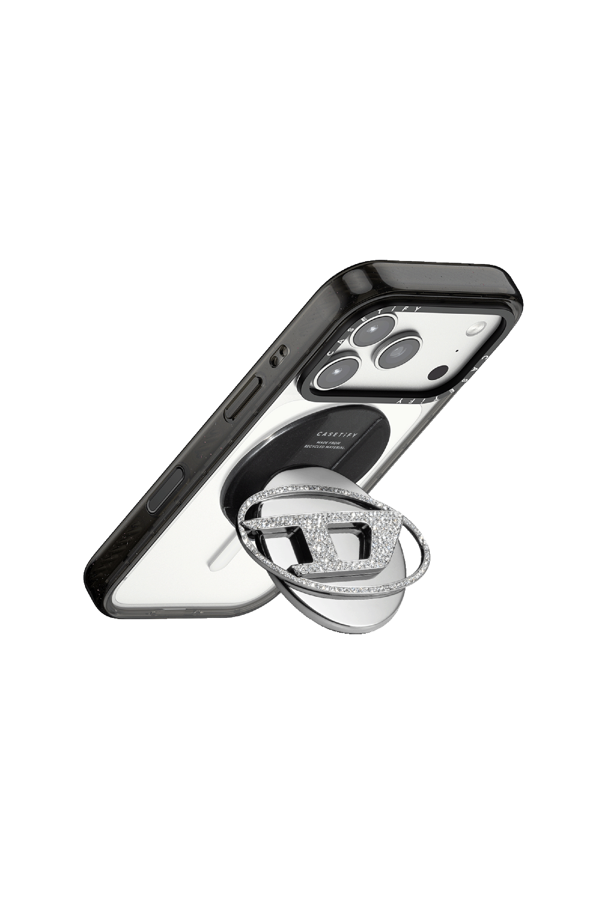 Diesel - 60604 GRIP STAND GRIP STAND, Oval D Grip & Stand Mixte in Gris argent&eacute; - 2