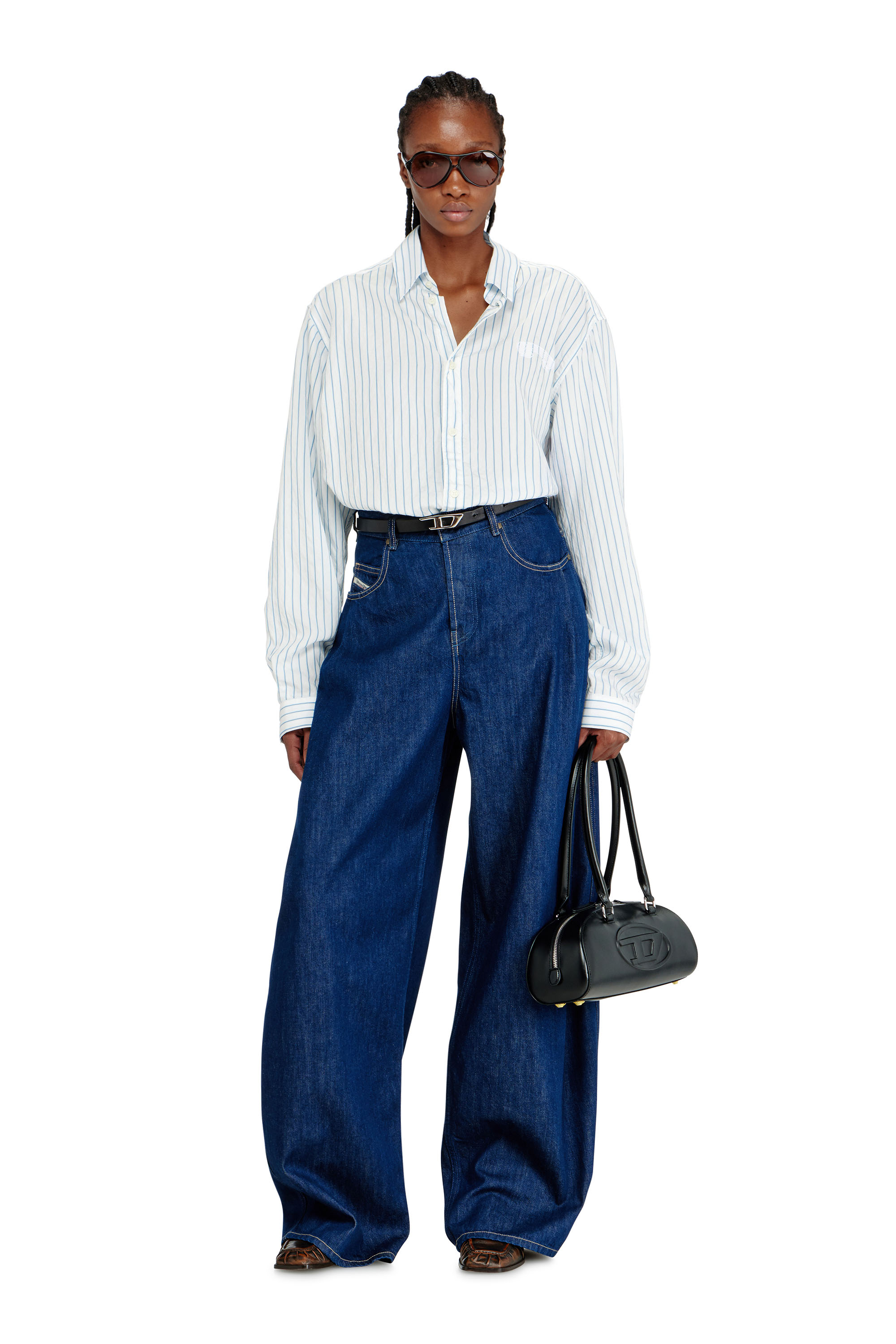 Diesel - Damen Relaxed Jeans 1987 D-Khelz 09Q09, Dunkelblau - 1