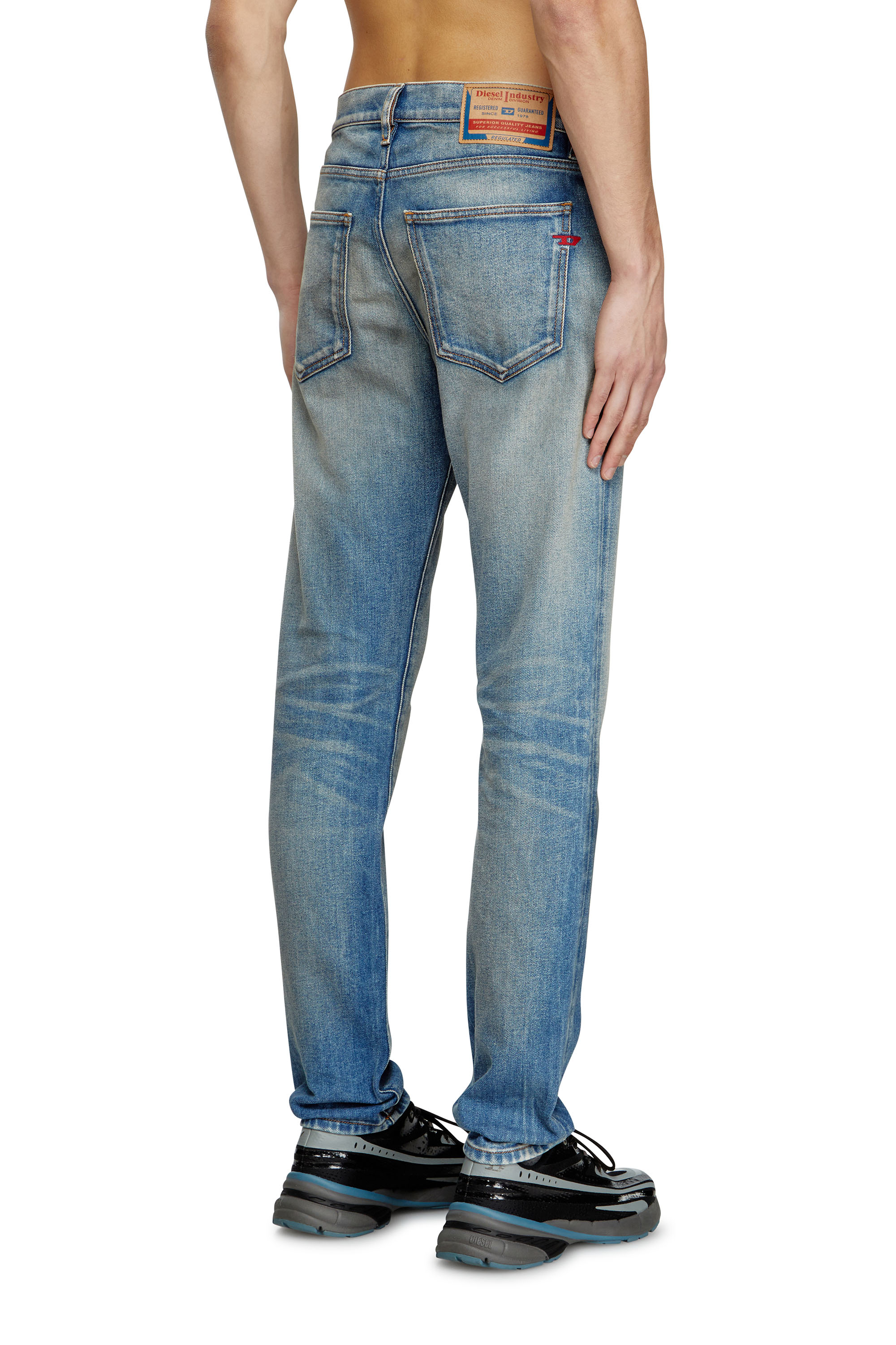 Diesel - Slim Jeans 2019 D-Strukt 09L30 Uomo, Blu medio - Image 4