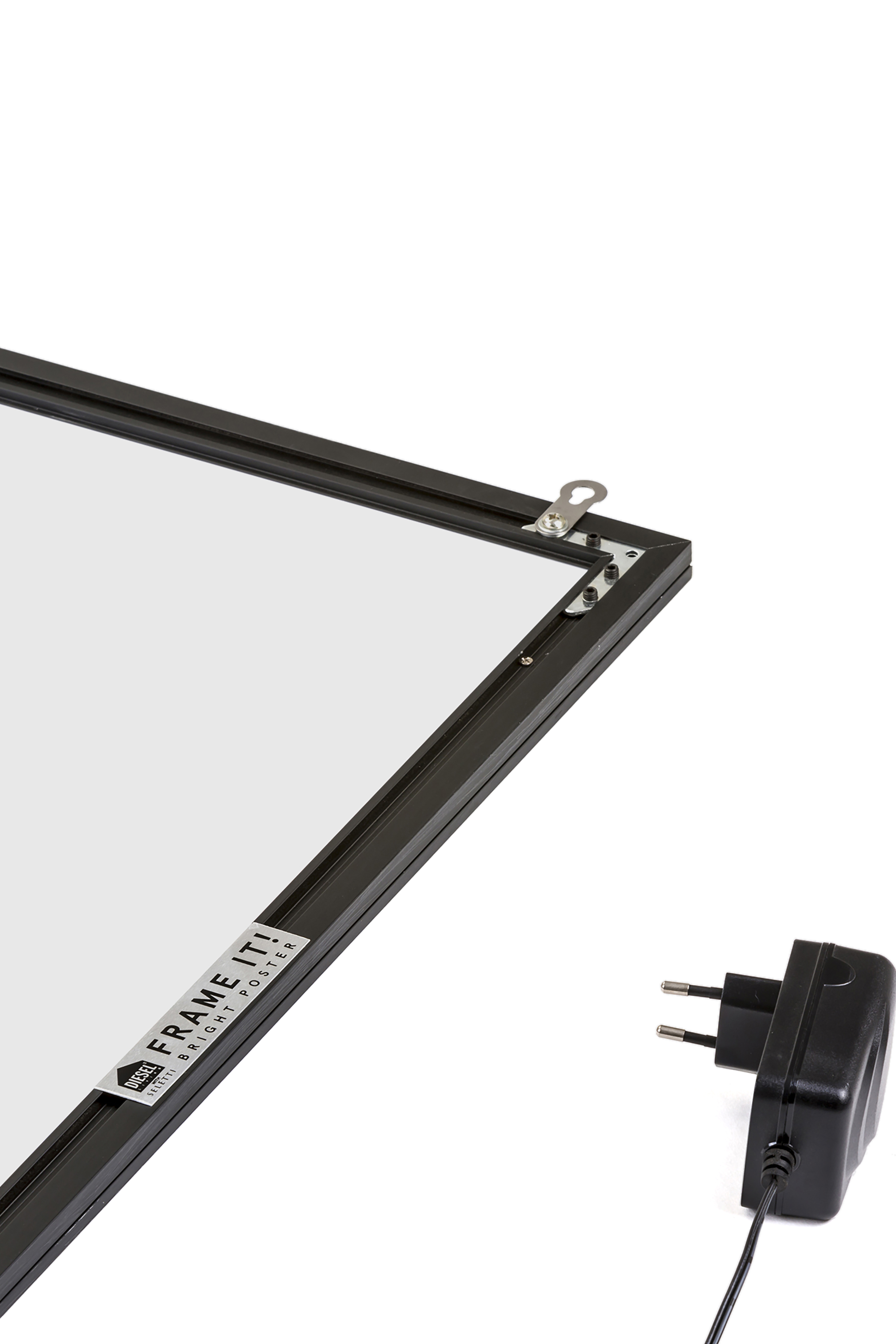 Diesel - 11002 FRAME IT!, Unisex's Large frame with led backlight in Silver - 4