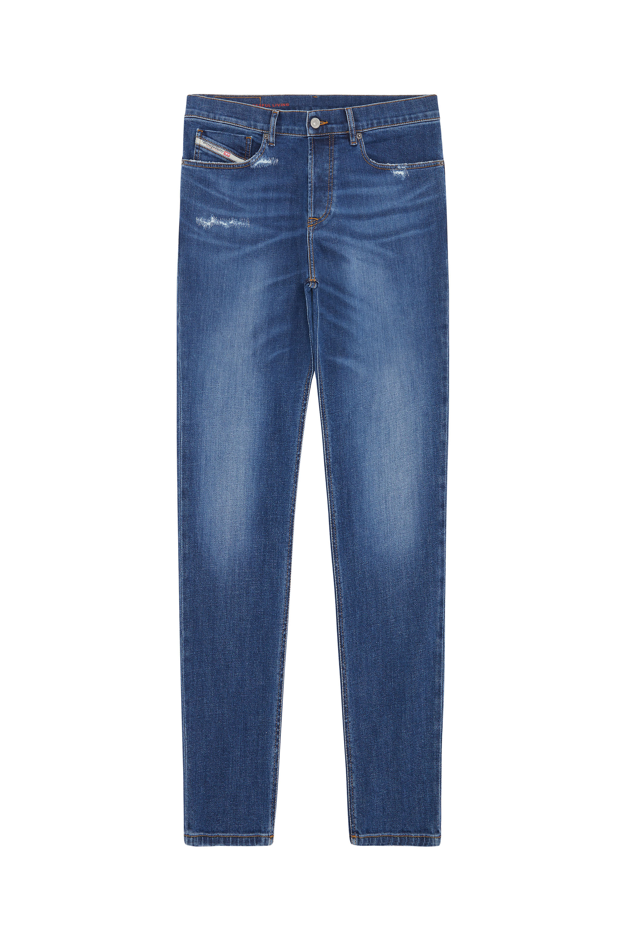 Diesel - 2005 D-FINING 09E07 Tapered Jeans, Blu medio - Image 6