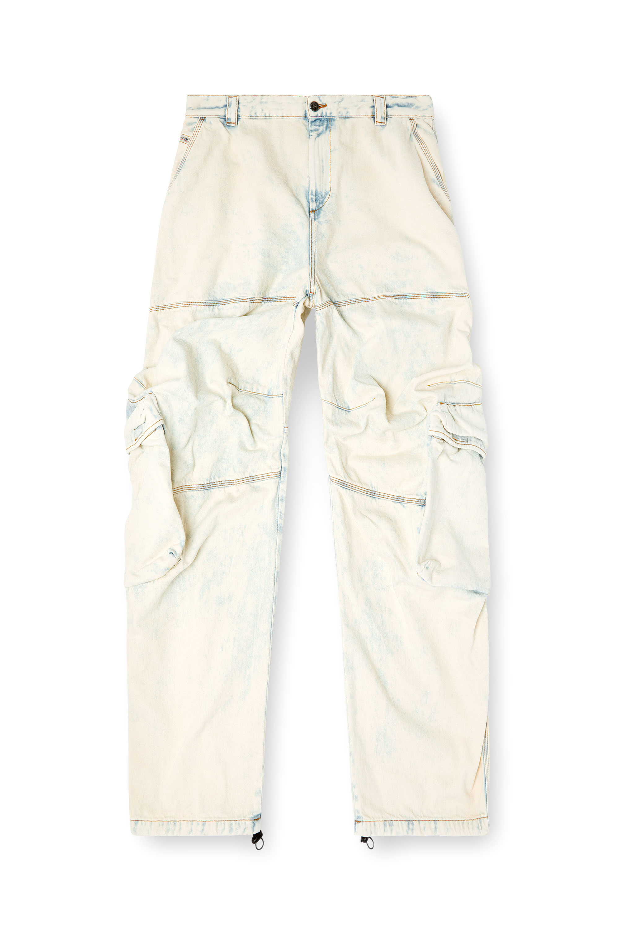 Diesel - Relaxed Jeans D-Arne 0CBCV Uomo, Blu Chiaro - Image 3