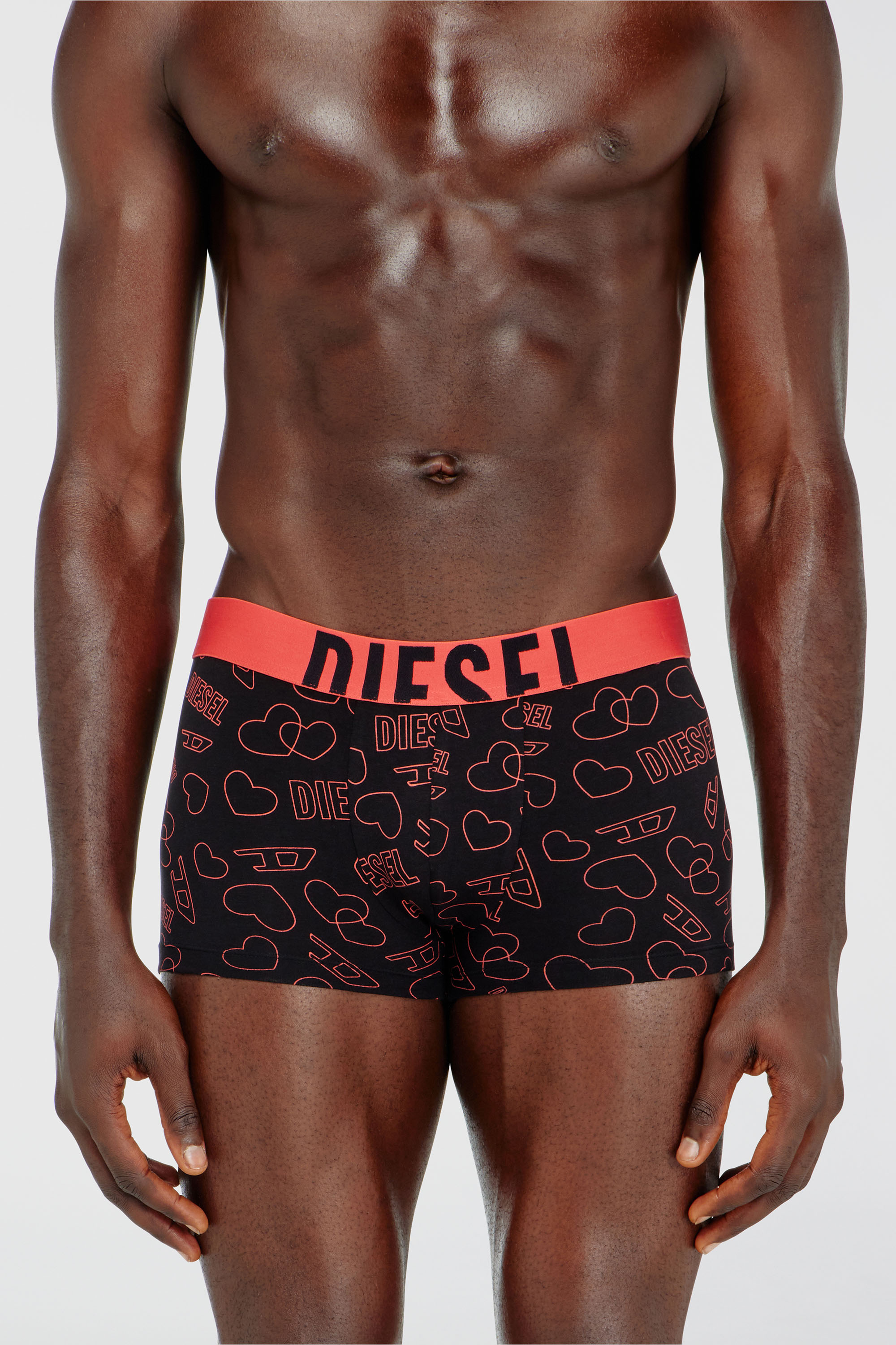 Diesel - DAMIEN-GFT-3PACK, Lot de trois boxers avec motif c&oelig;ur Homme in Polychrome - 2