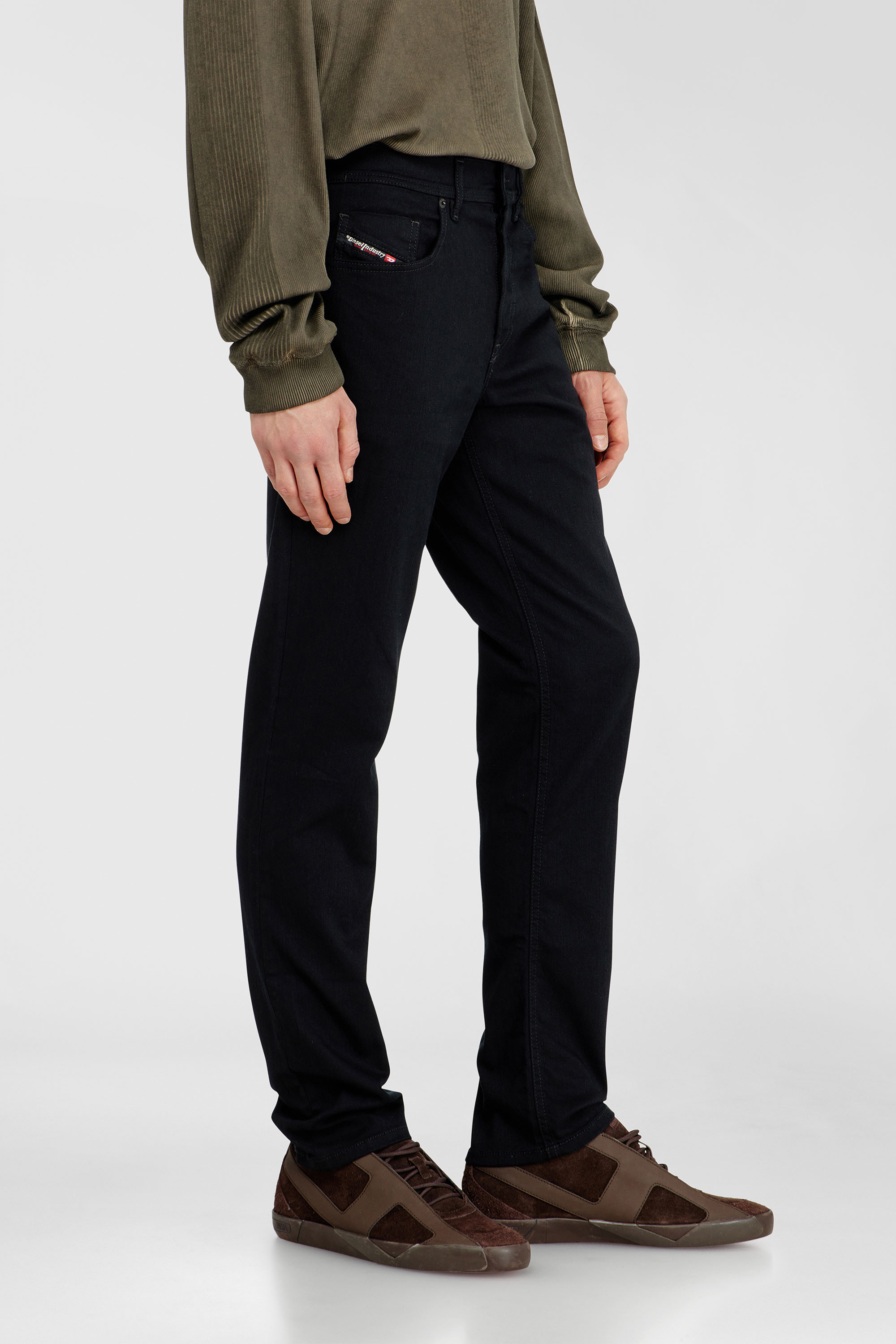 Diesel - Regular Jeans 2023 D-Finitive 069YP Homme, Noir/Gris fonc&eacute; - Image 7