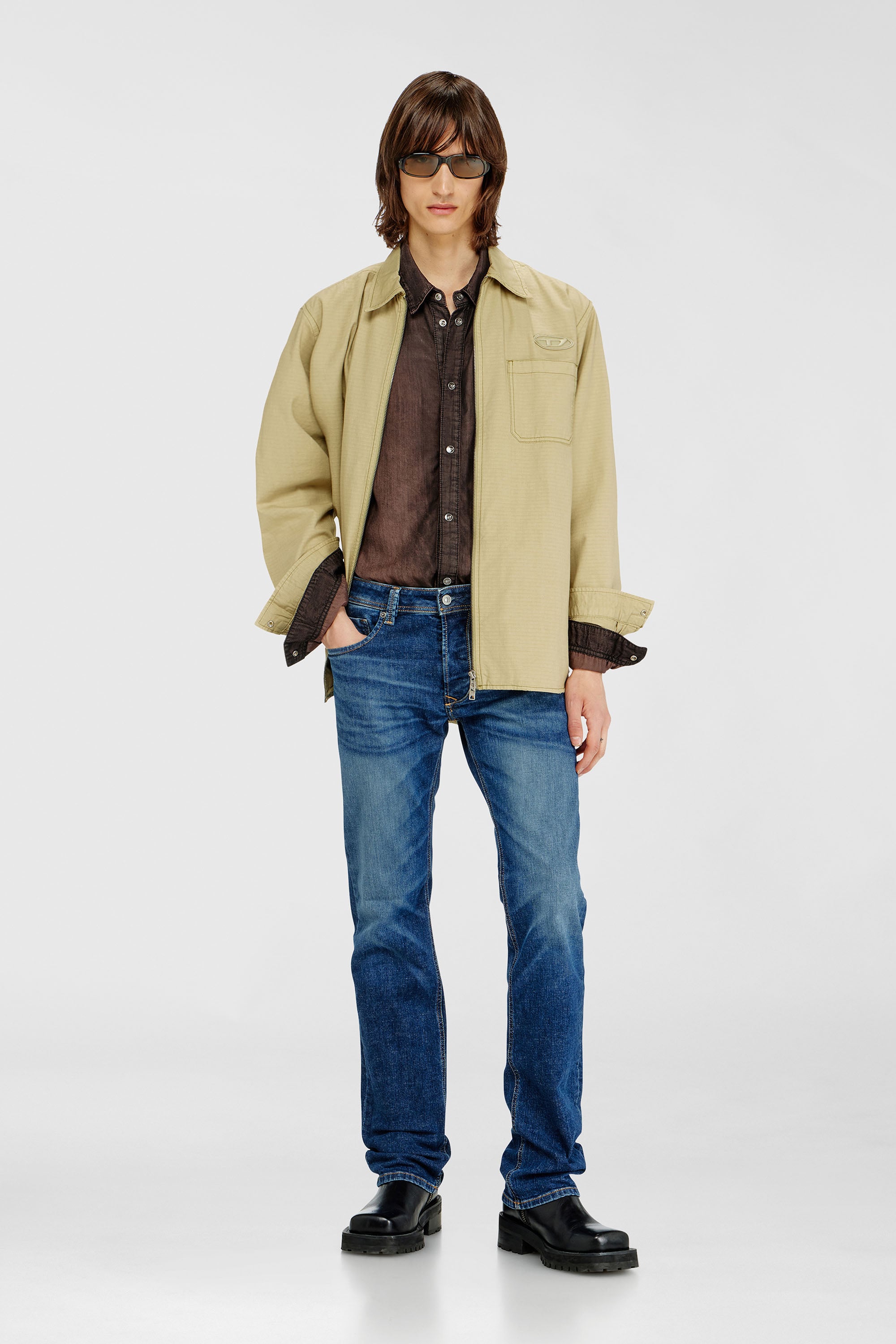 Diesel - Regular Jeans 1985 Larkee 09J47 Homme, Bleu Fonc&eacute; - Image 1