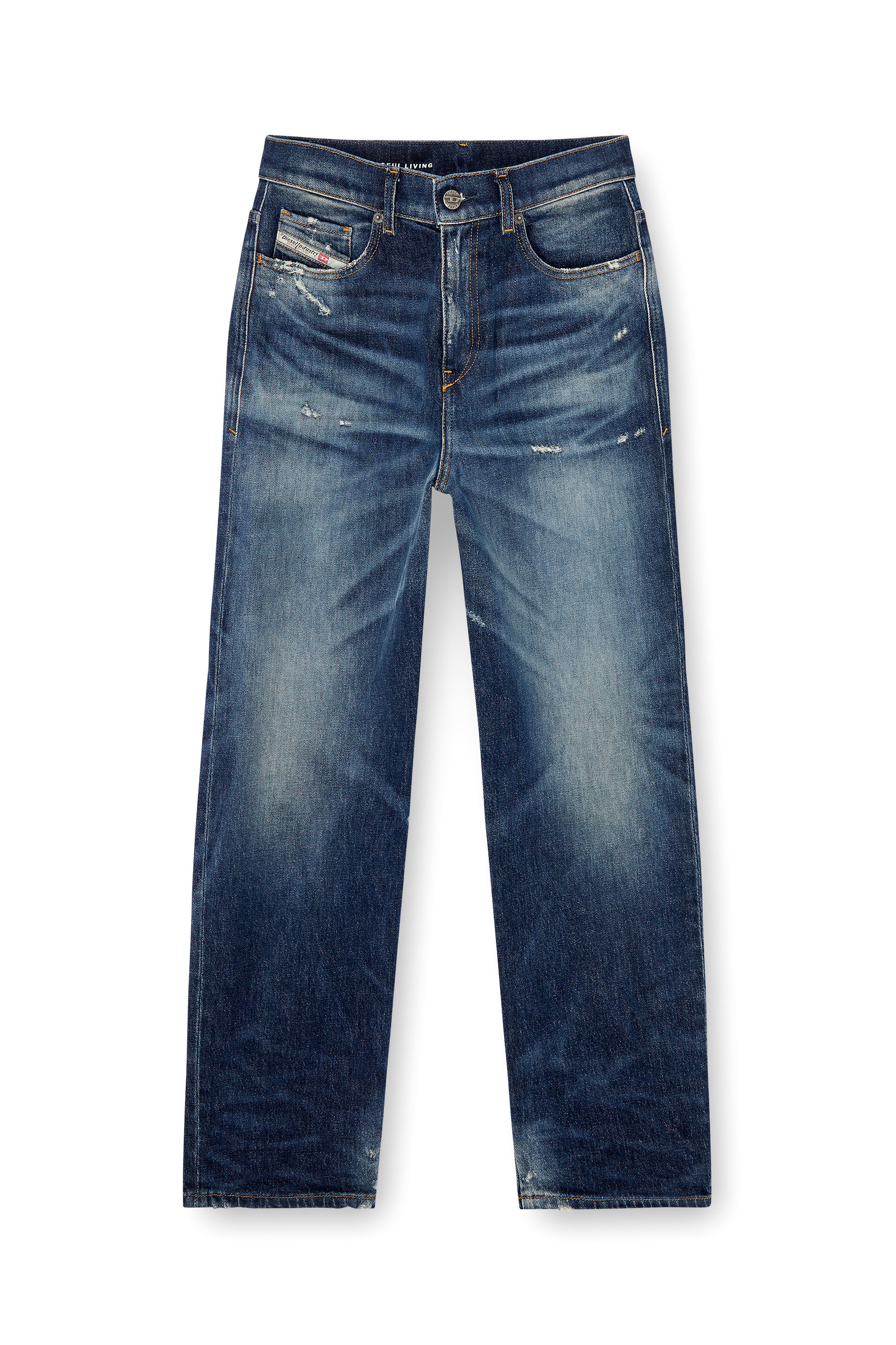 Diesel - Regular Jeans 2016 D-Air 09J56 Femme, Bleu Foncé - Image 5