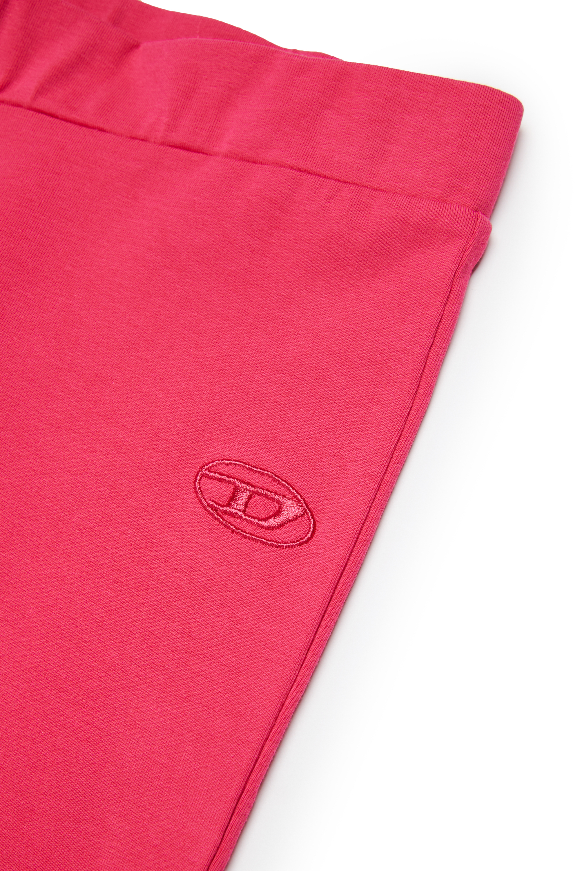 Diesel - PKIA, Legging évasé avec broderie Oval D Femme in Rose - 4