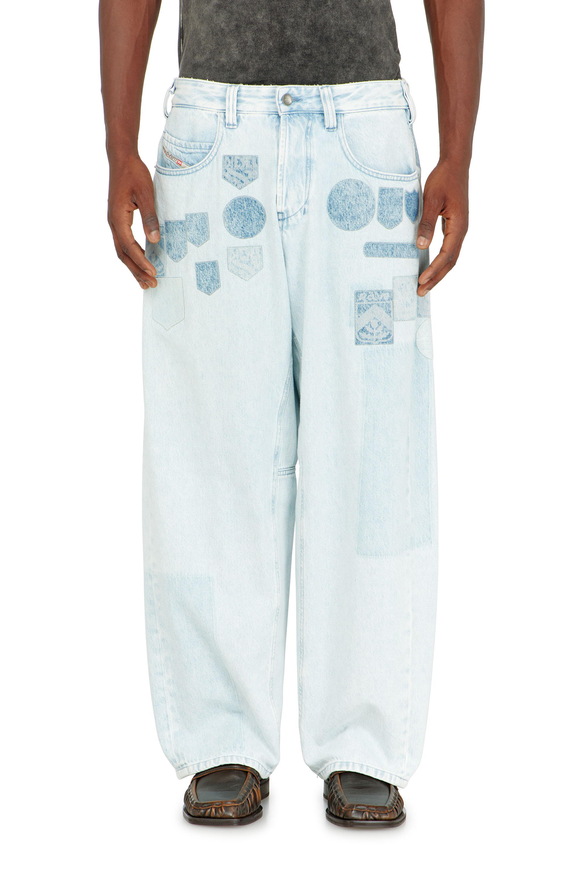 Diesel - Relaxed Jeans 1997 D-Enim-M 0IFBQ Unisex, Blu Chiaro - Image 4