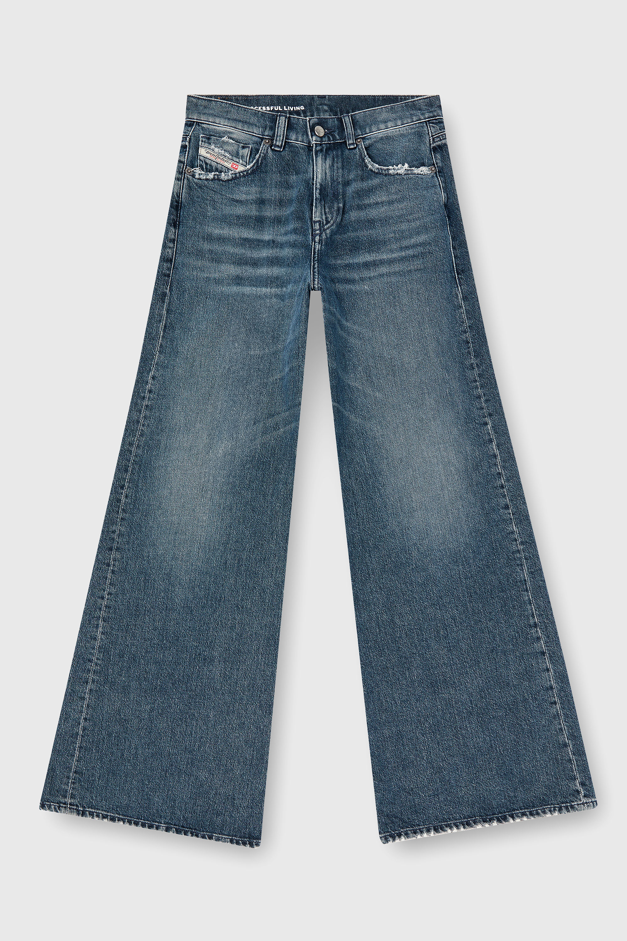 Diesel - Damen Flare Jeans 1978 D-Akemi 007Y7, Mittelblau - 2