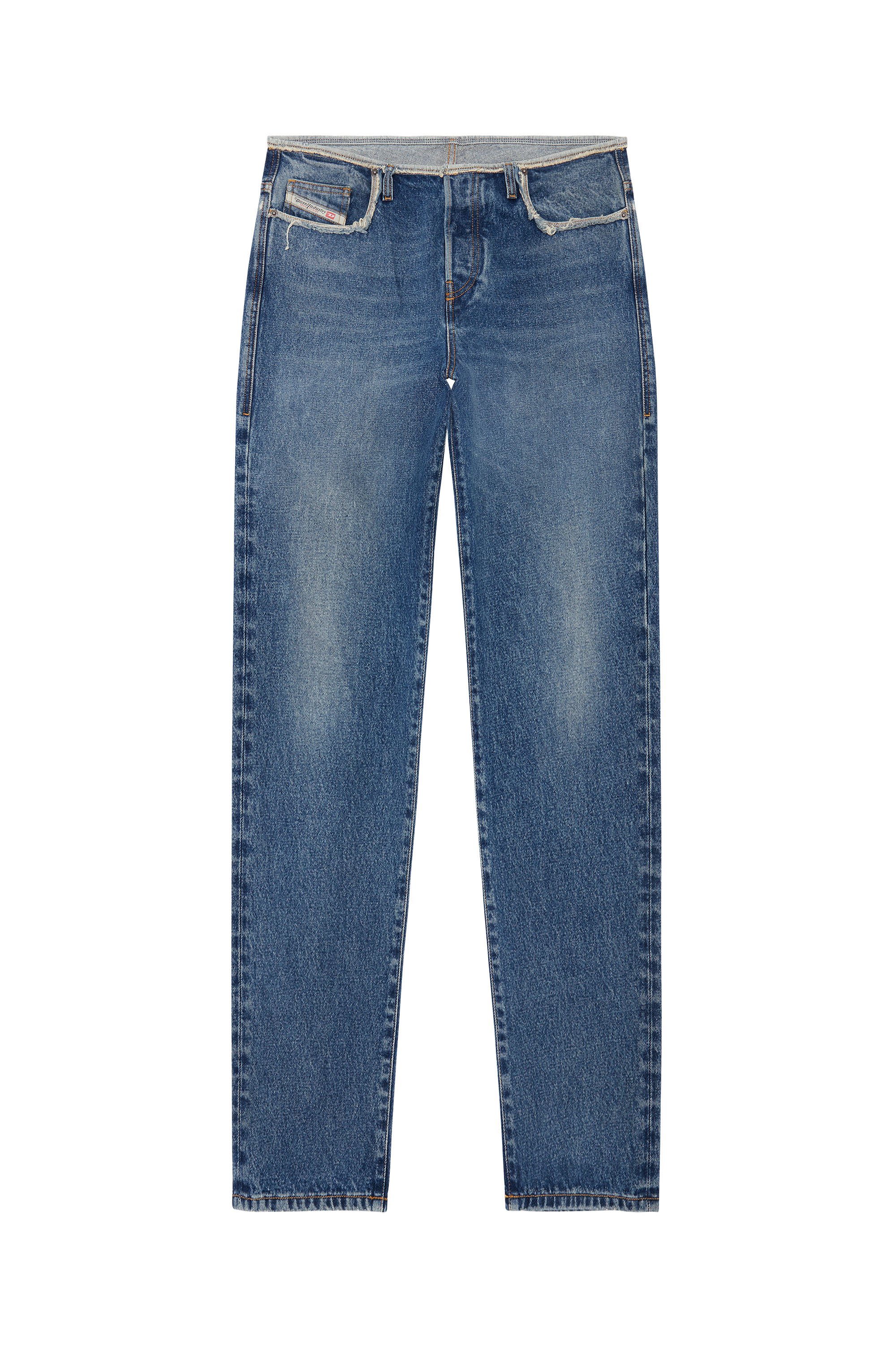 Diesel - D-Pend 007F2 Straight Jeans, Bleu moyen - Image 6