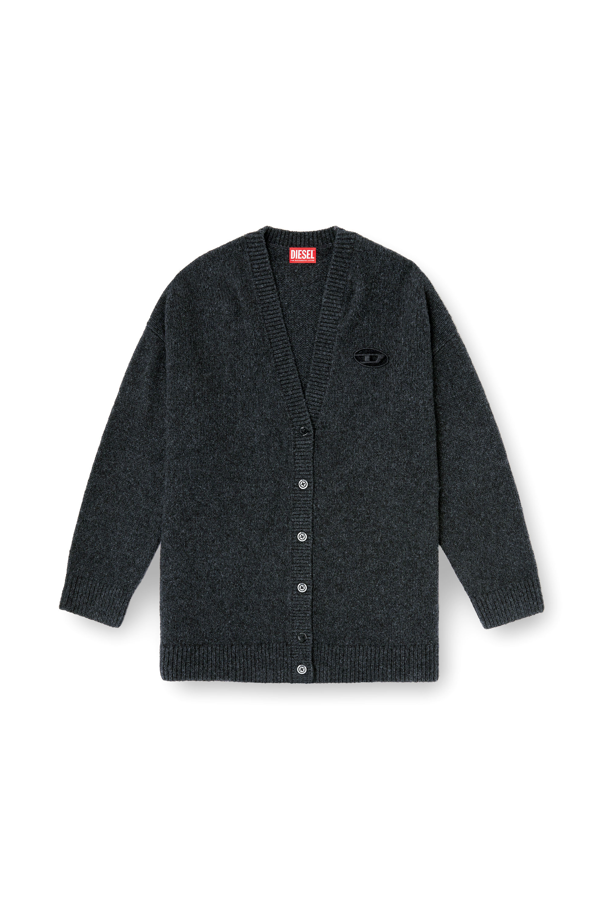 Diesel - M-AREELA, Cardigan in misto lana e alpaca Donna in Multicolor - 2
