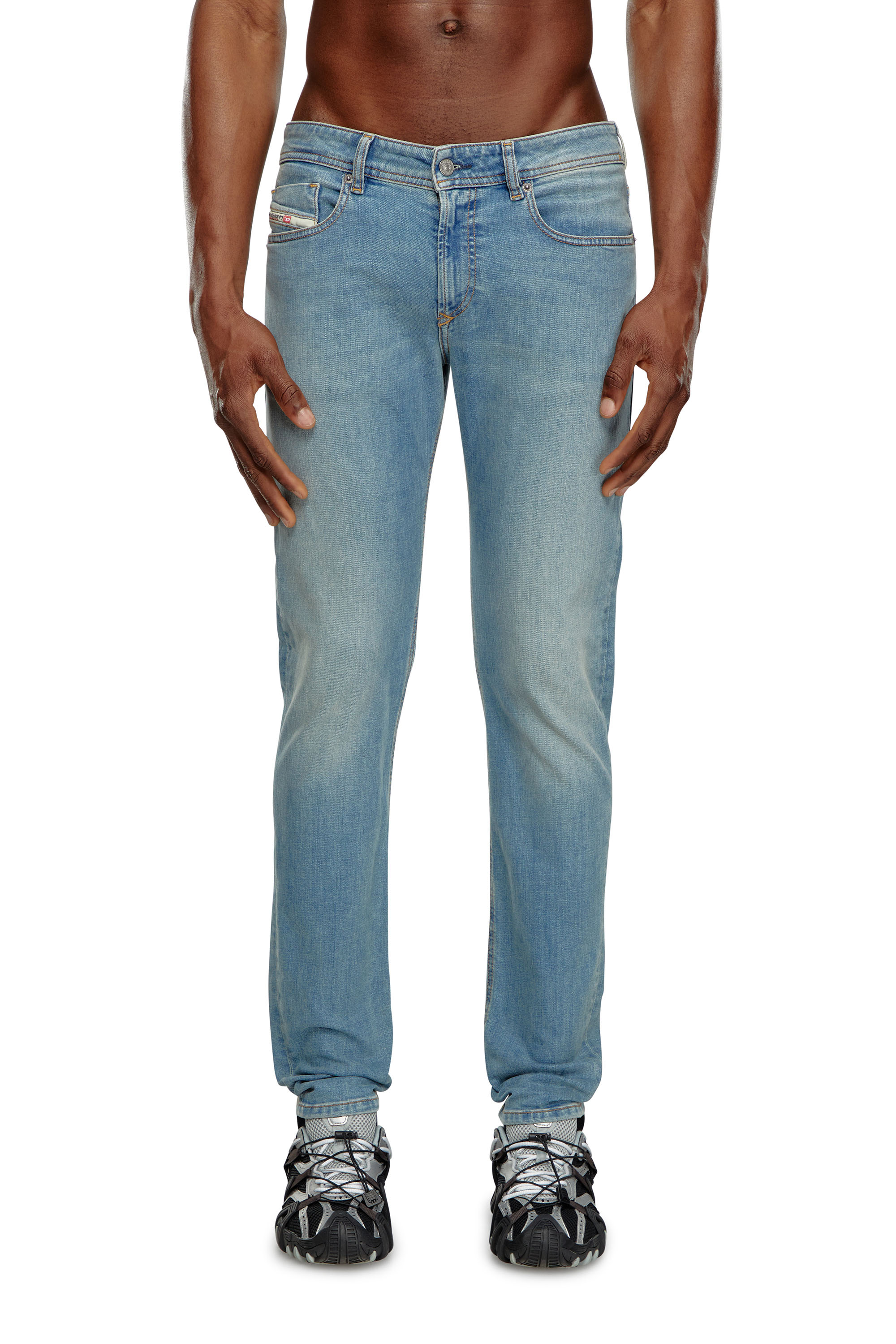 Diesel - Skinny Jeans 1979 Sleenker 09J16 Homme, Bleu Clair - Image 1