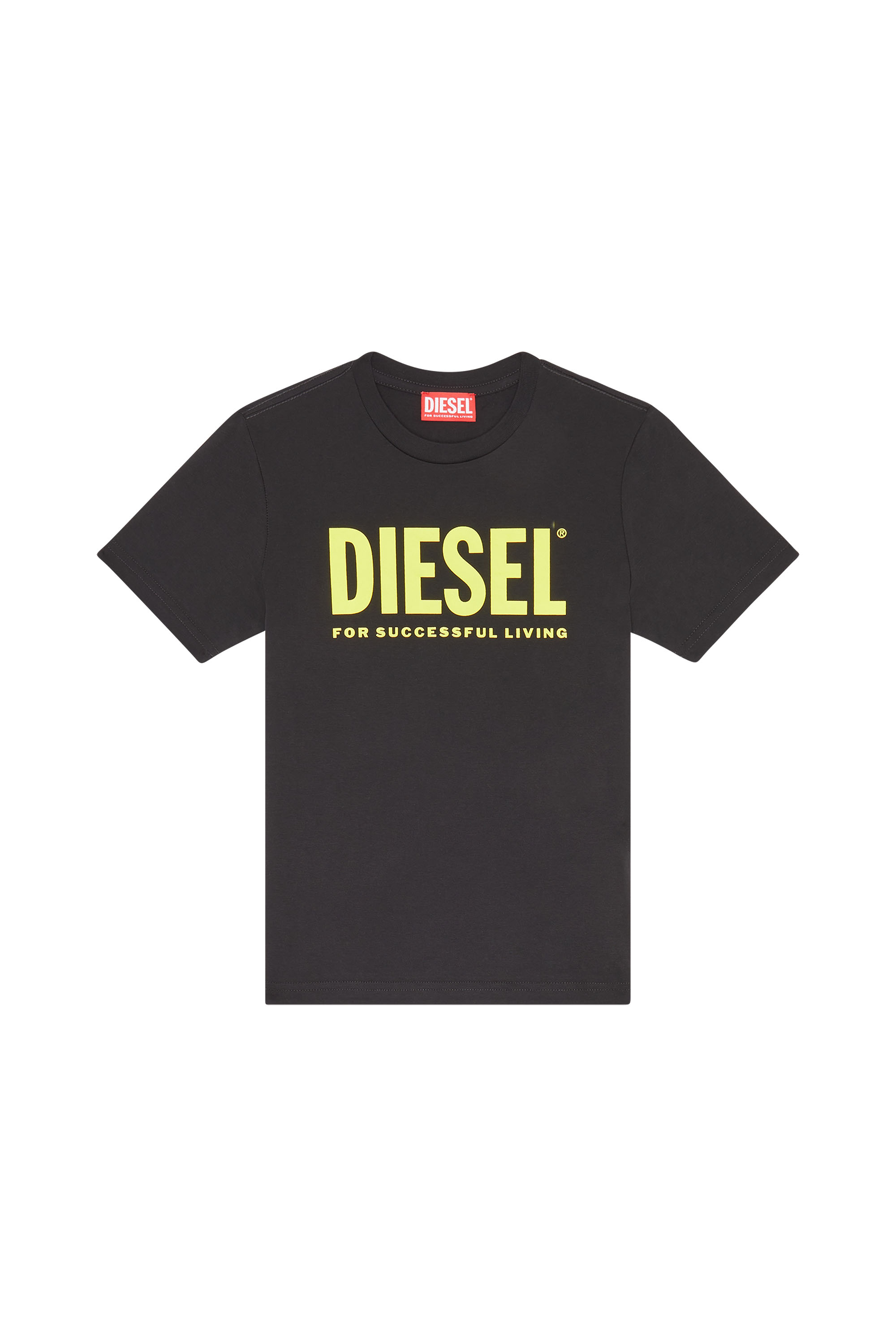 Diesel - TJUSTLOGO, Noir/Jaune - Image 1