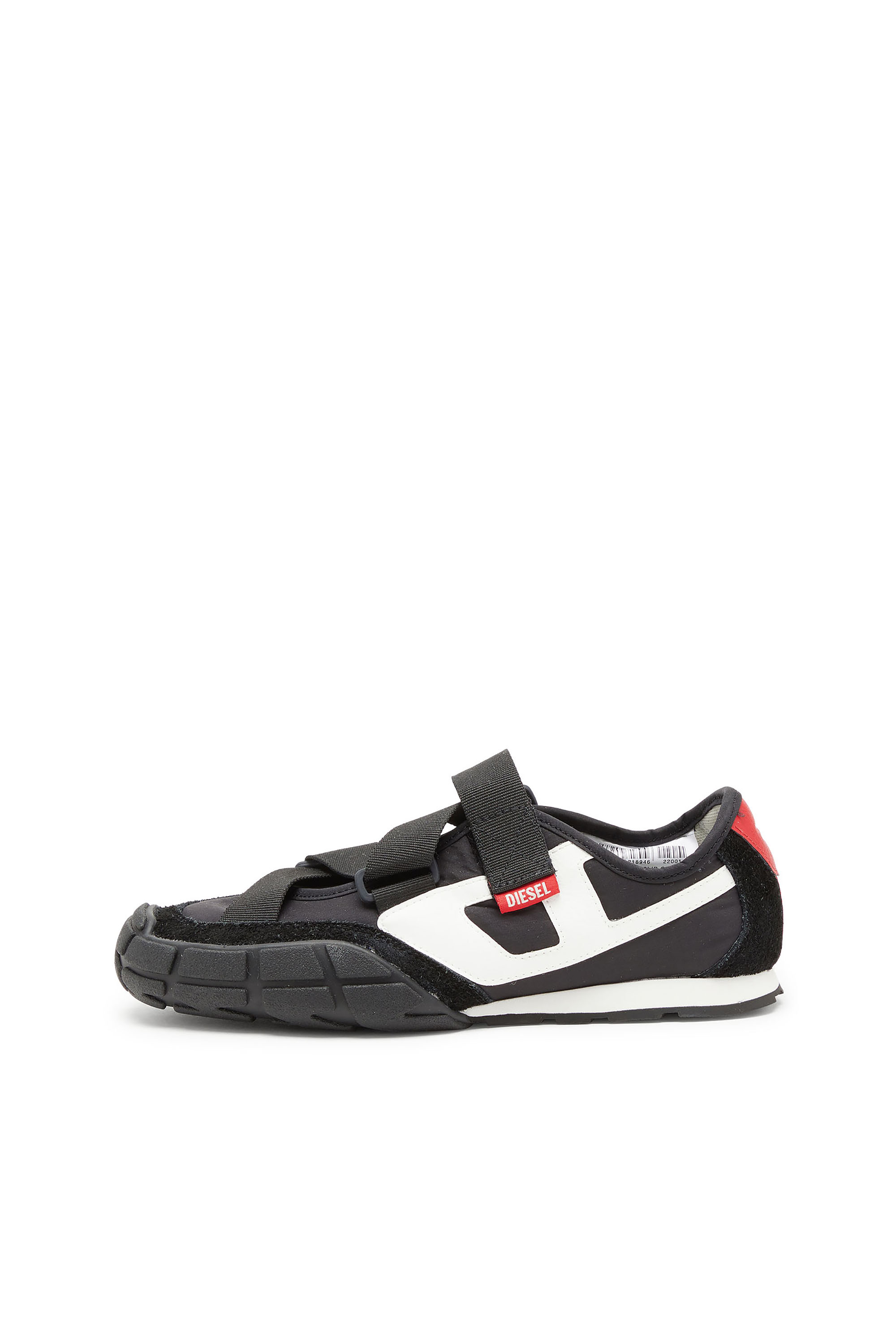 Diesel - S-PAGODHA SLIP-ON W, S-Pagodha-Baskets sans languette à brides libres en ripstop Femme in Noir - 2