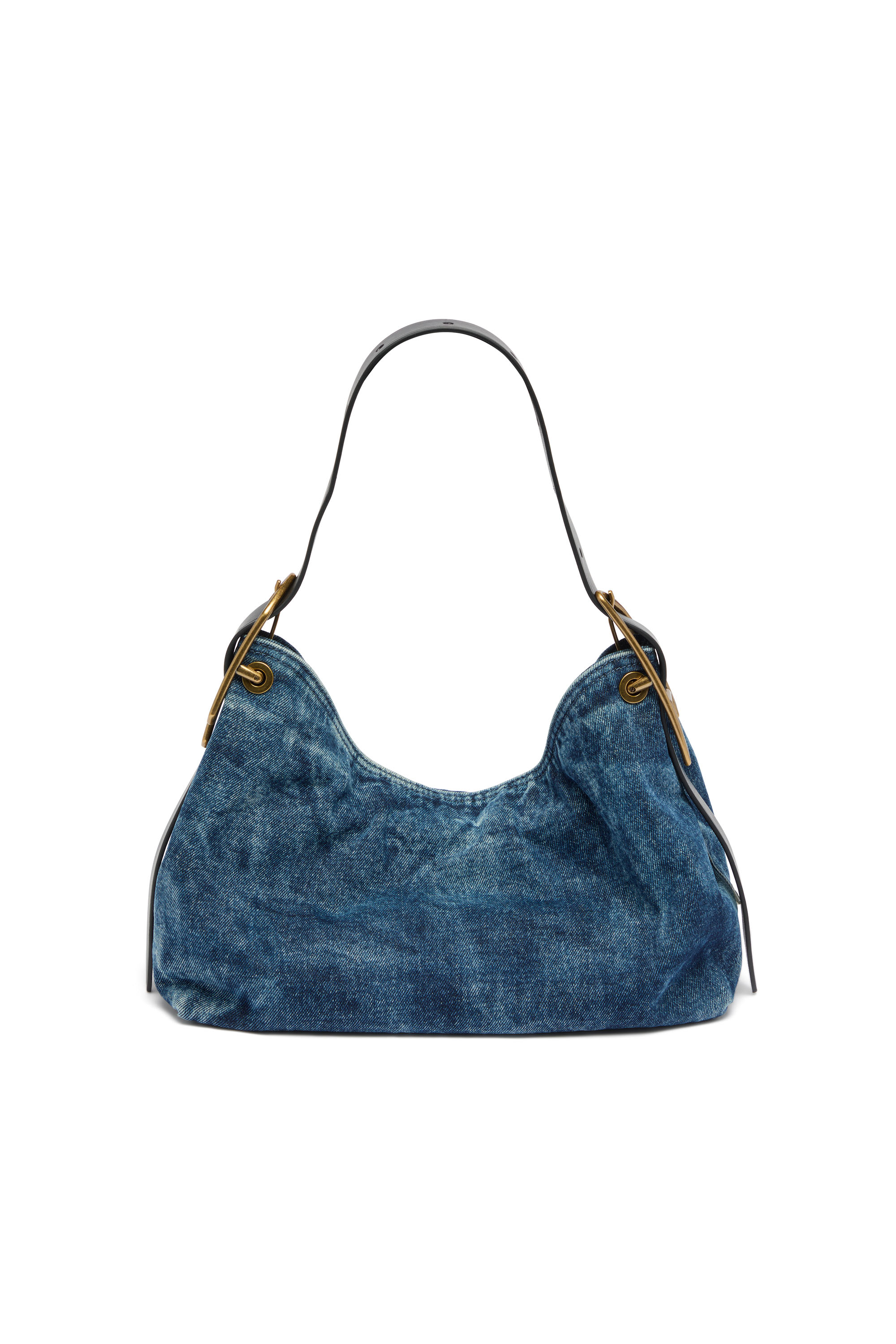 Diesel - D-LINE HOBO S, D-Line-Borsa a spalla in denim Donna in Blu - 3