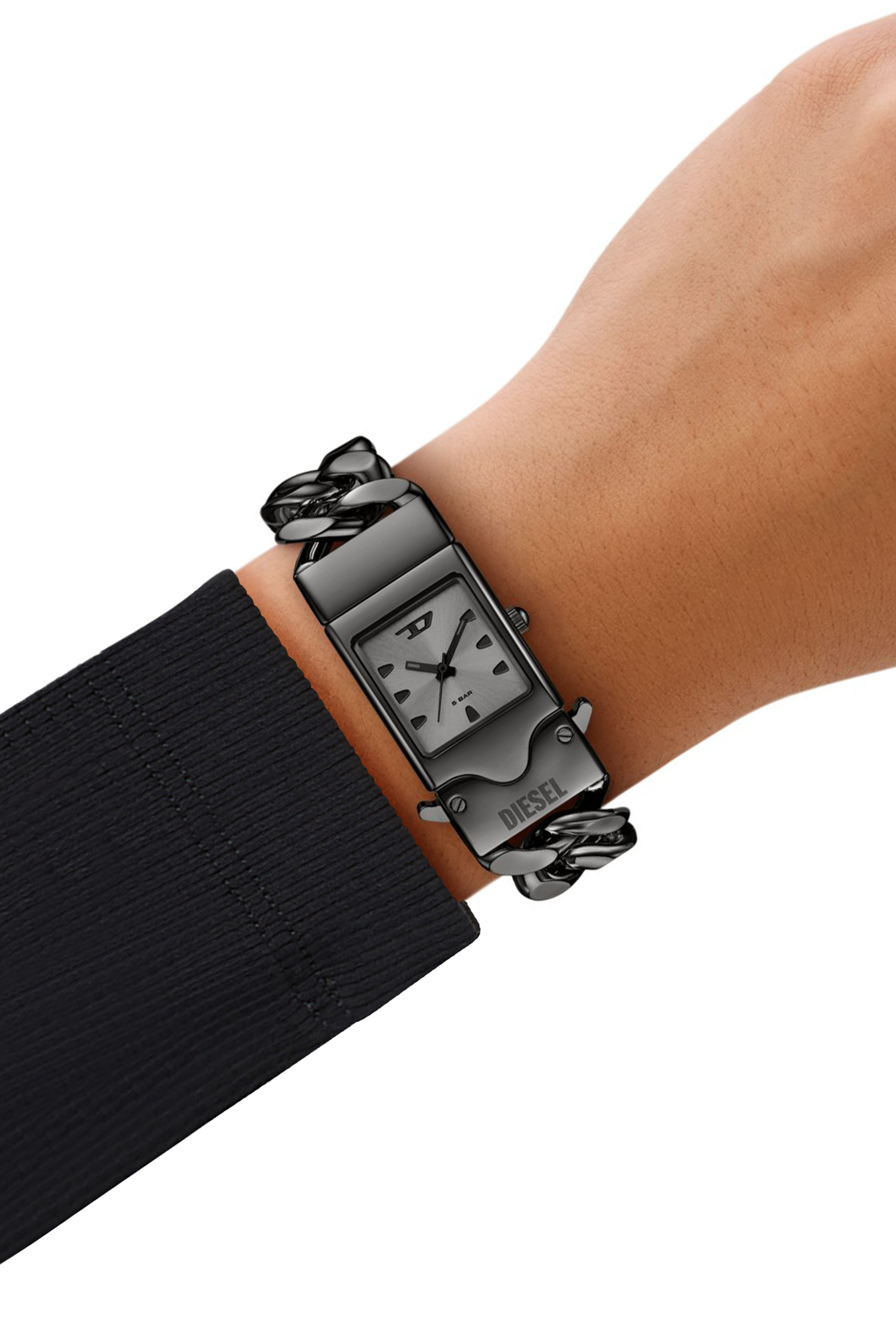 Diesel - DZ2227 WATCH, Orologio Closer in acciaio inossidabile grigio Unisex in Grigio - 4