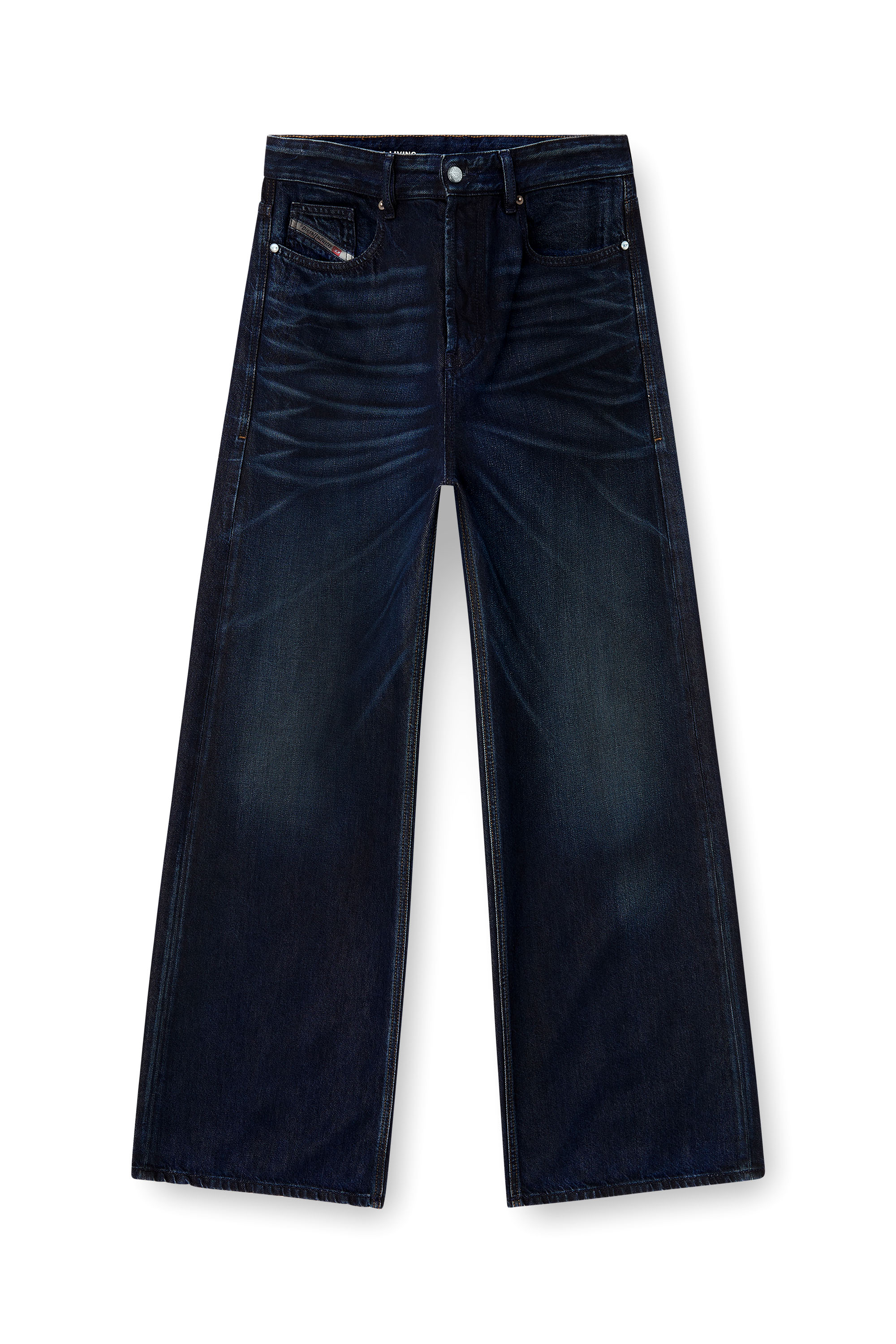 Diesel - Relaxed Jeans D-Rise 09N21 Homme, Bleu Foncé - Image 3