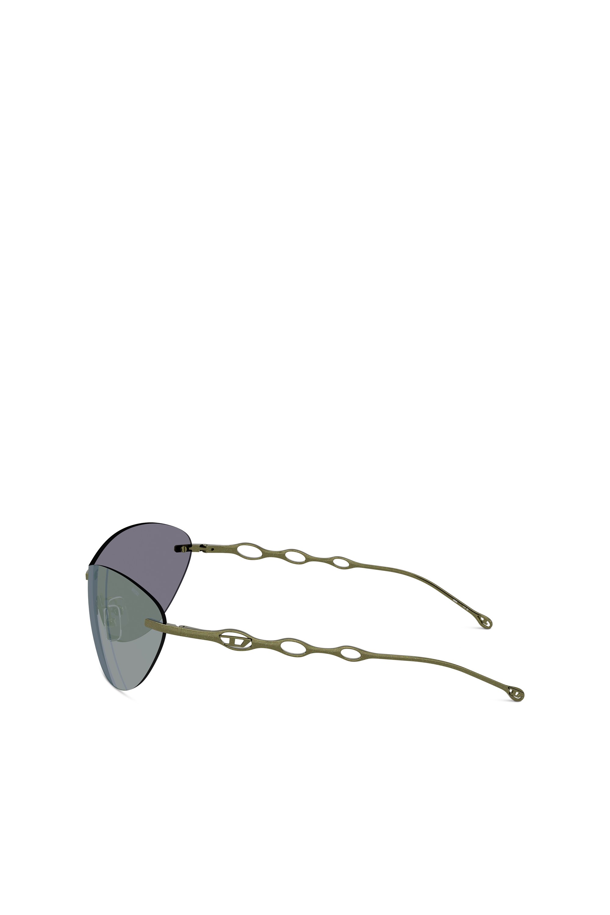 Diesel - 0DL1006, Unisex Ovale Sonnenbrille in Grün - 2