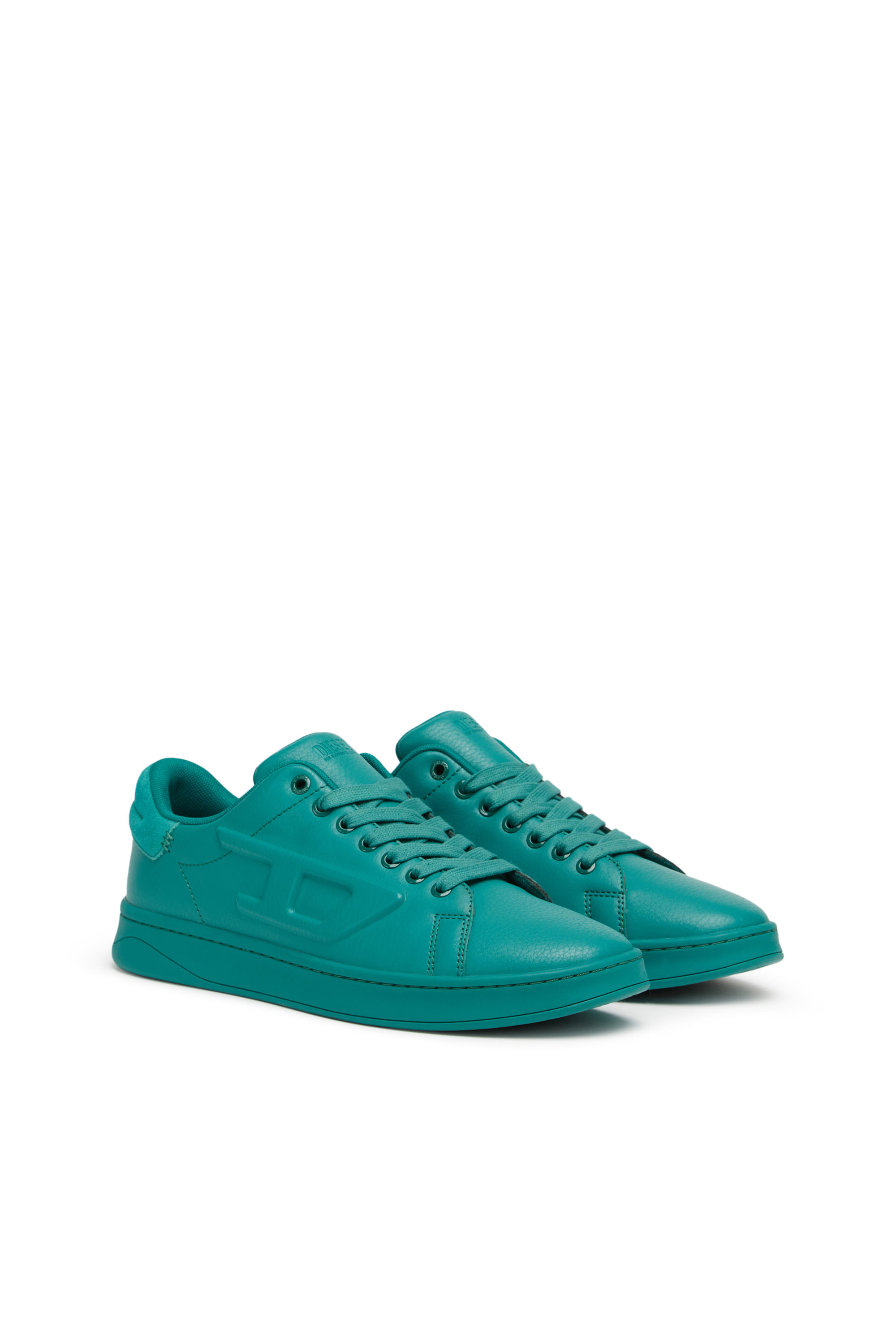 Diesel - S-ATHENE LOW, S-Athene Low-Sneaker con logo D a rilievo Uomo in Verde - 2