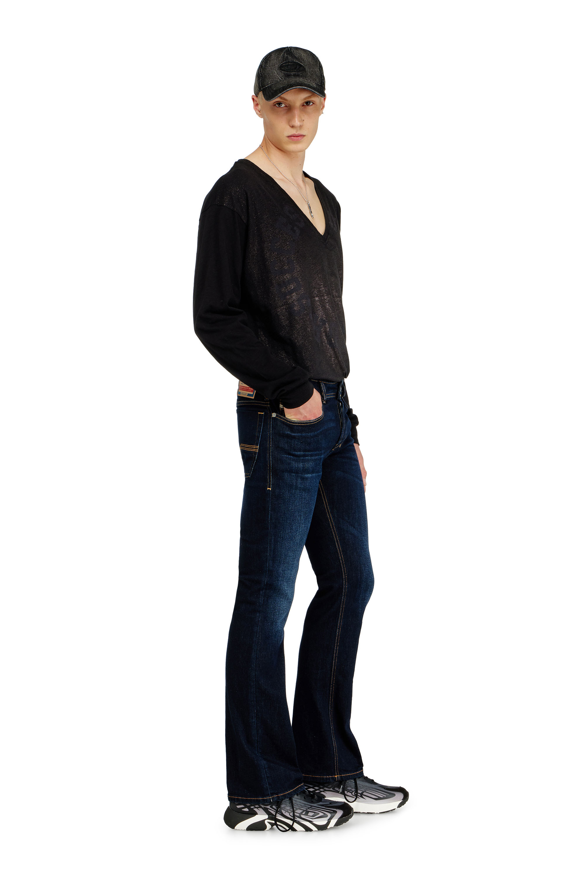 Diesel - Bootcut Jeans 2007 Zatiny 09Q15 Homme, Bleu Fonc&eacute; - Image 2