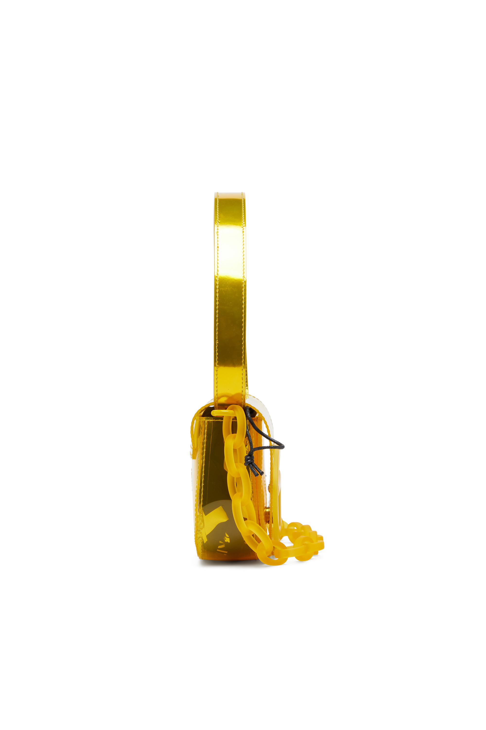 Diesel - 1DR, 1DR-Sac iconique &agrave; bandouli&egrave;re en TPU transparent Femme in Jaune - 4