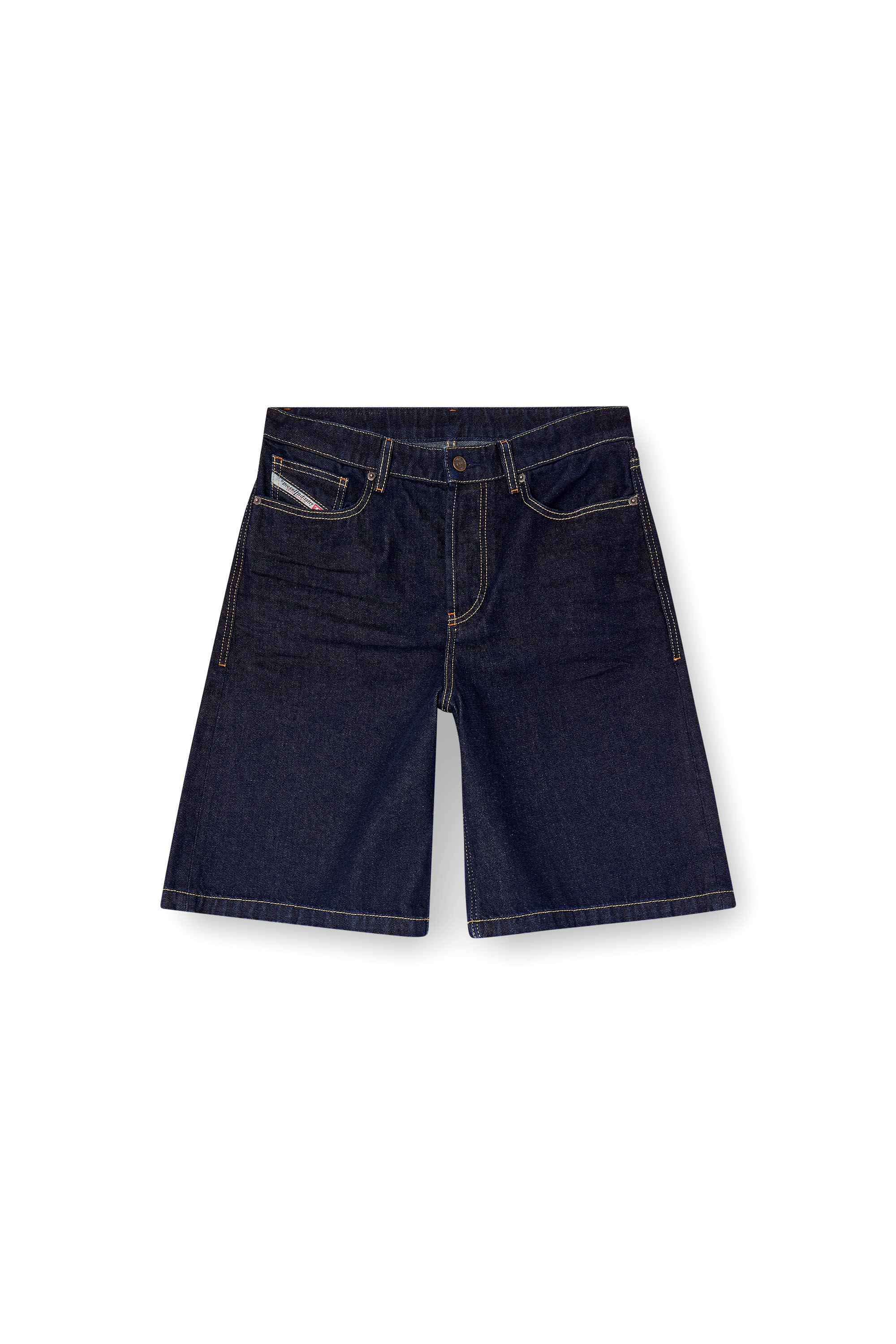 Diesel - DE-SIRE-SHORT, Damen Shorts aus Denim mit cleaner Waschung in Dunkelblau - 3