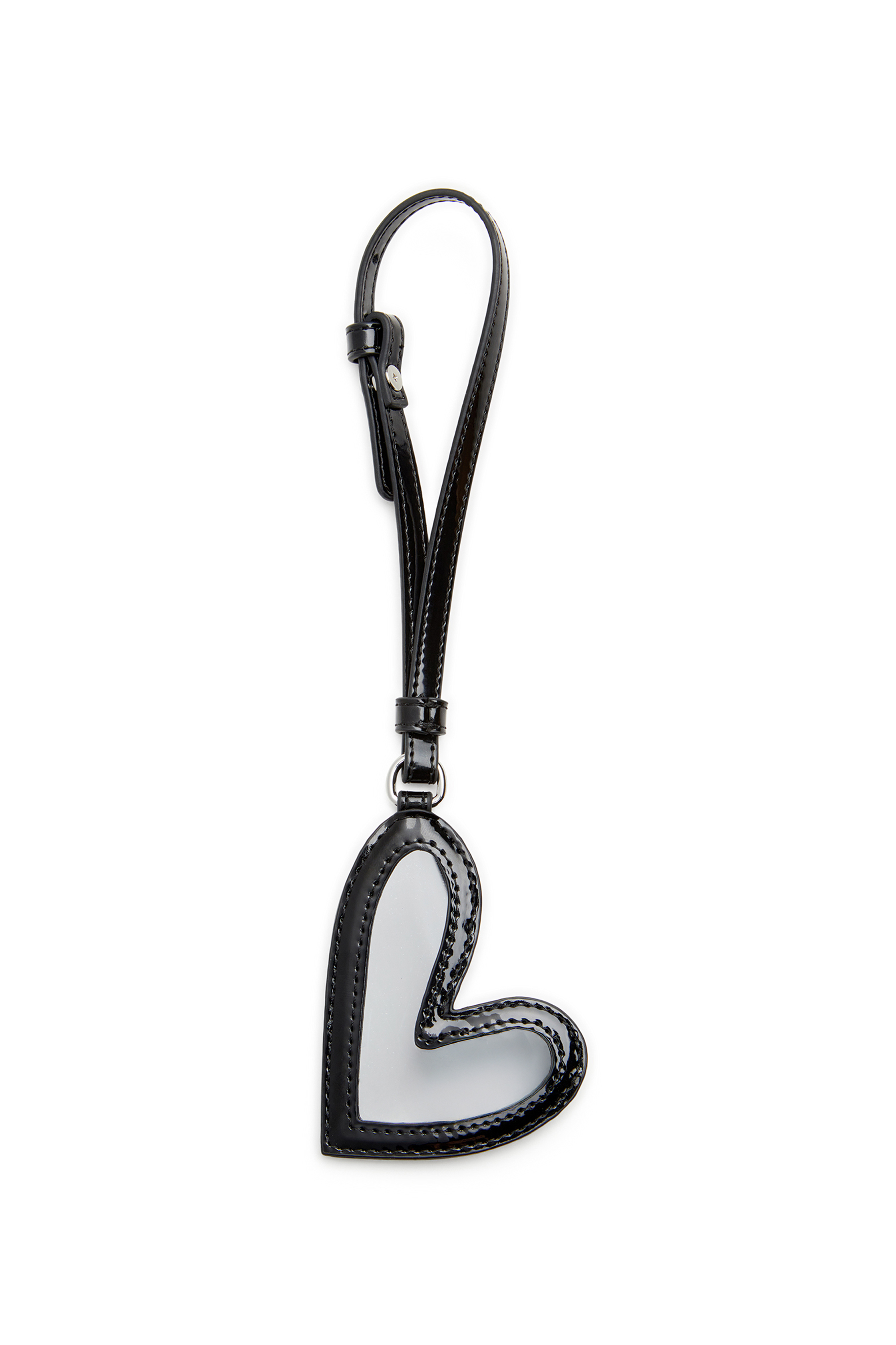 Diesel - PLAY MIRROR, Charm con specchio effetto lucido Donna in Nero - 2