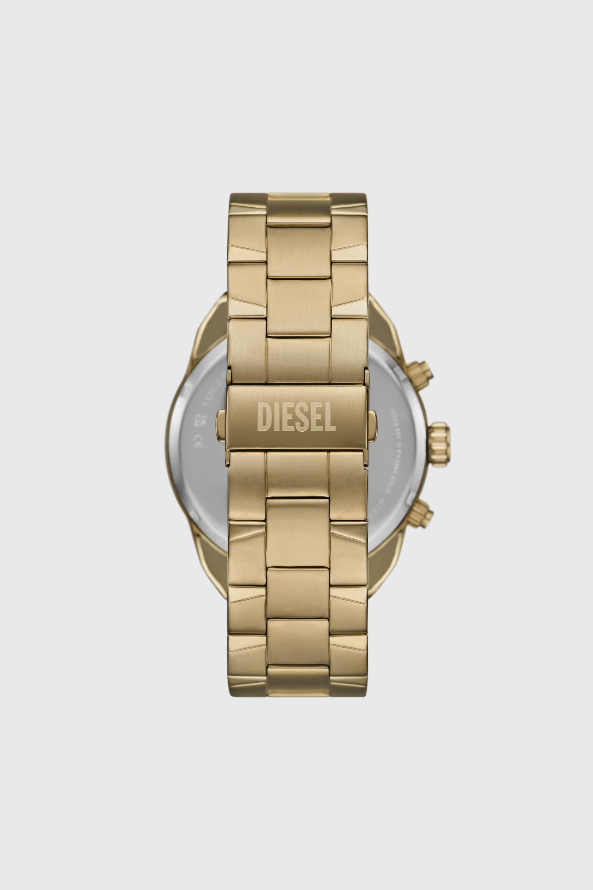 Diesel - DZ4678, Orologio Spiked con cinturino in acciaio inossidabile Uomo in Oro - 2