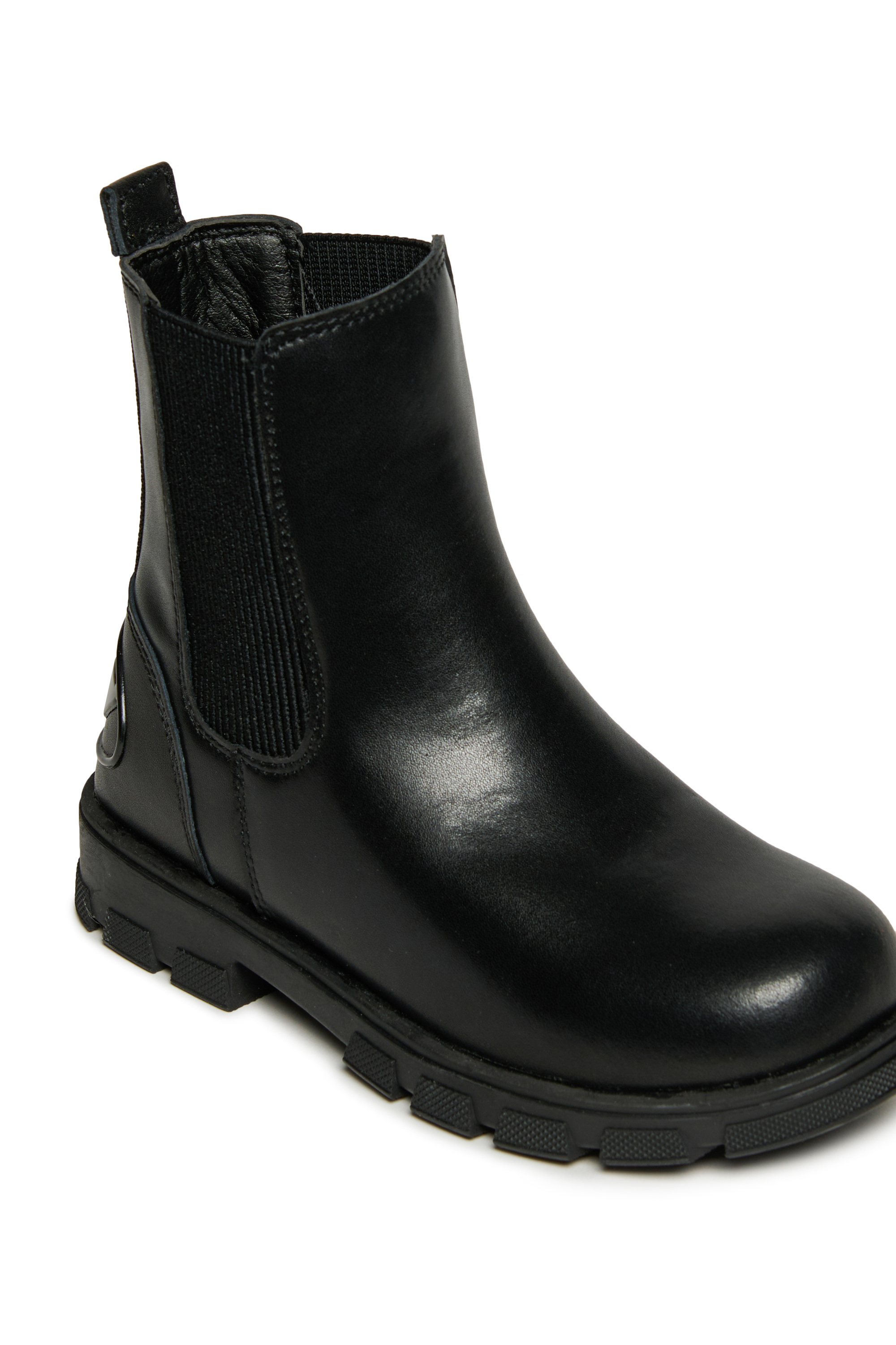 Diesel - D-HAMMER AK ELASTIC, Unisex D-Hammer Lederstiefel in Schwarz - 4