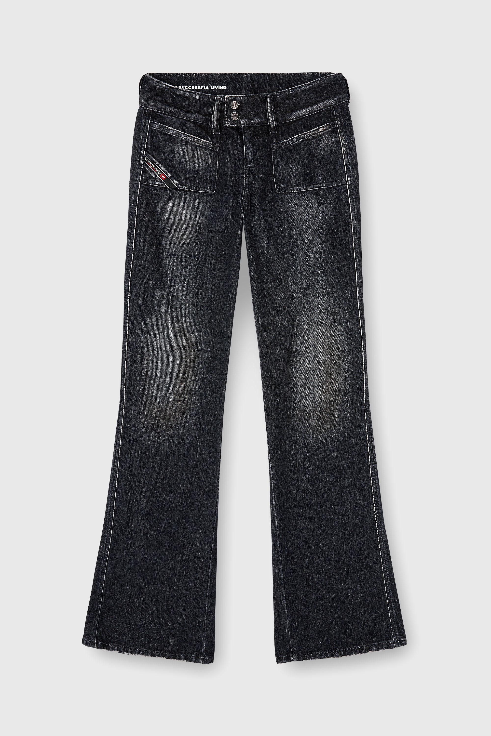 Diesel - Bootcut Jeans D-Hush 09N50 Femme, Noir/Gris fonc&eacute; - Image 6