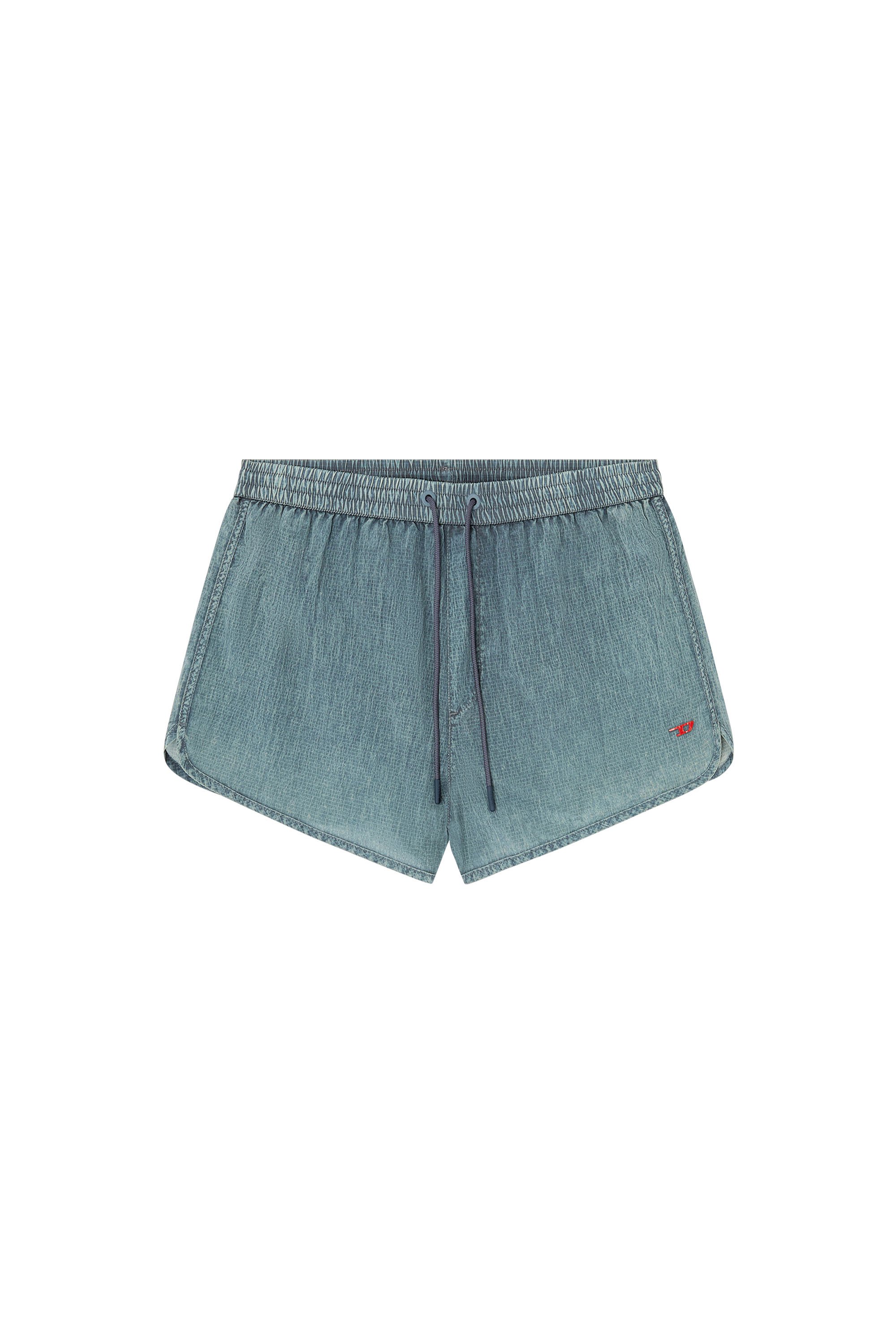 Diesel - OLIVER-30-D-POP, Pantaloncini da mare in ripstop trattato Uomo in Grigio - 4