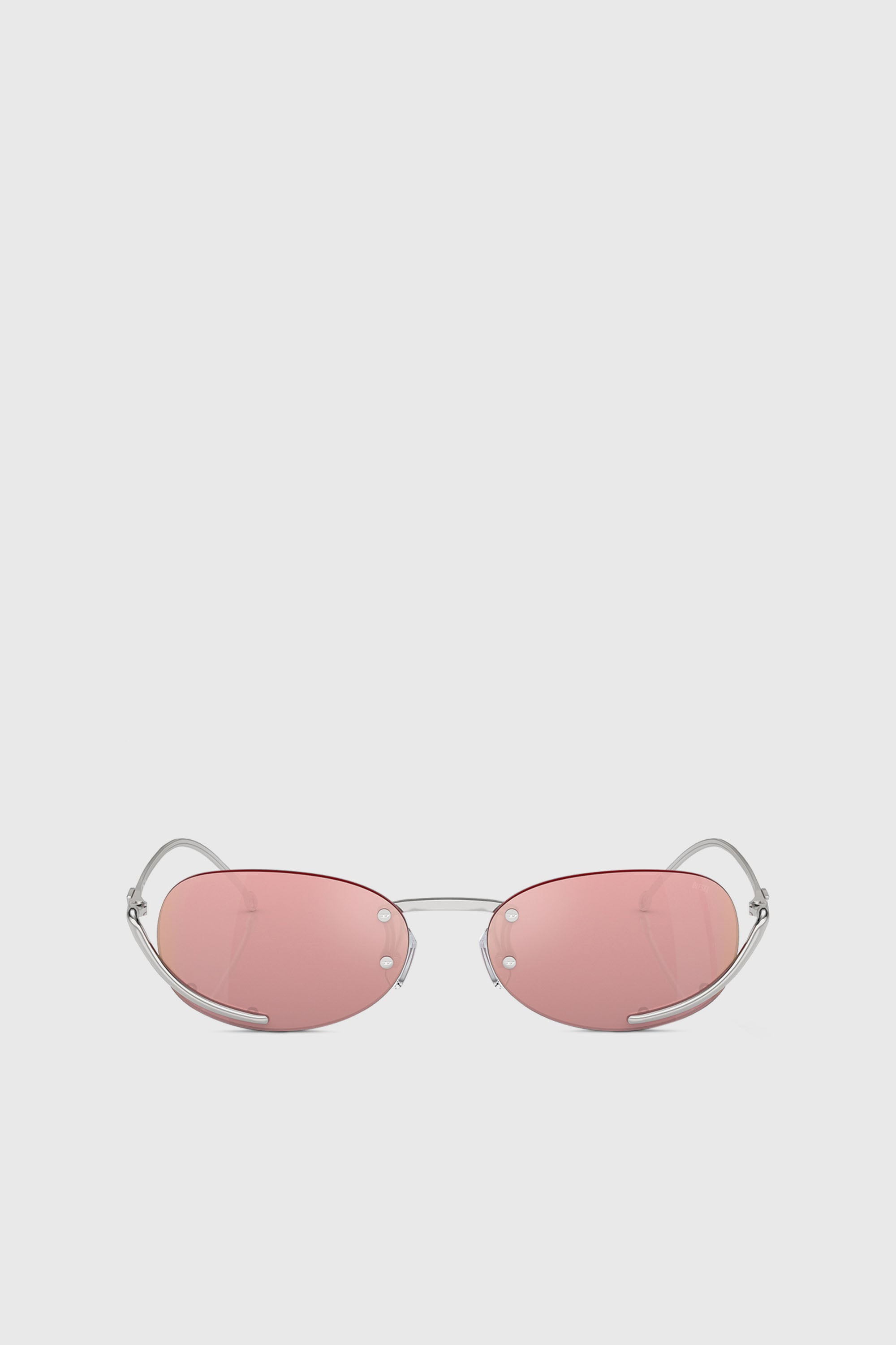 Diesel - 0DL1004, Unisex Ovaler Modell Brille in Rosa - 1