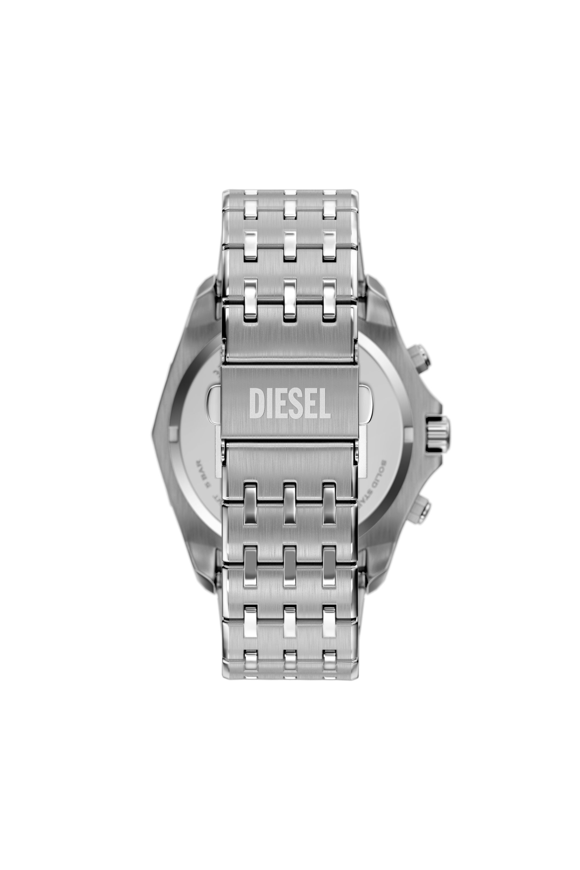 Diesel - DZ4706 WATCH, Montre Stinger en acier inoxydable Homme in Gris argent&eacute; - 2