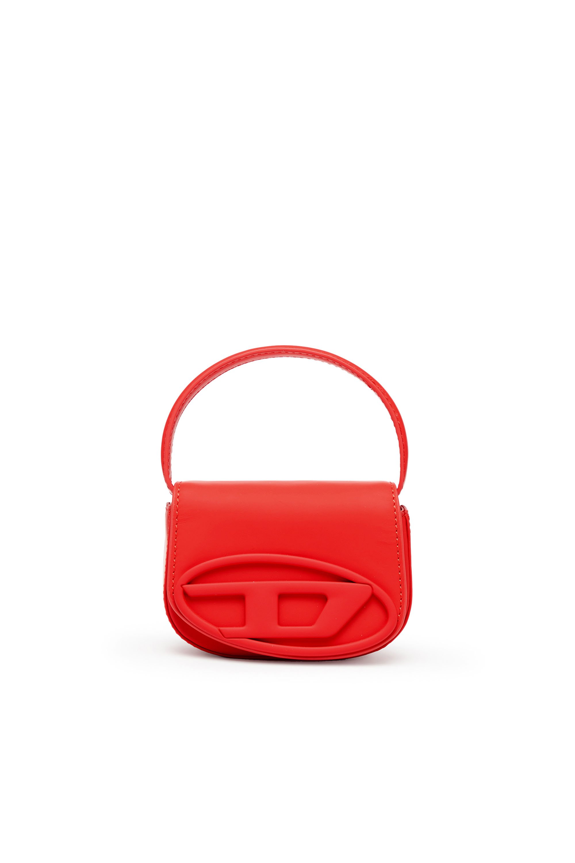 Diesel - 1DR XS, Damen 1DR Xs-Ikonische Mini-Tasche aus mattem Leder in Rot - 6