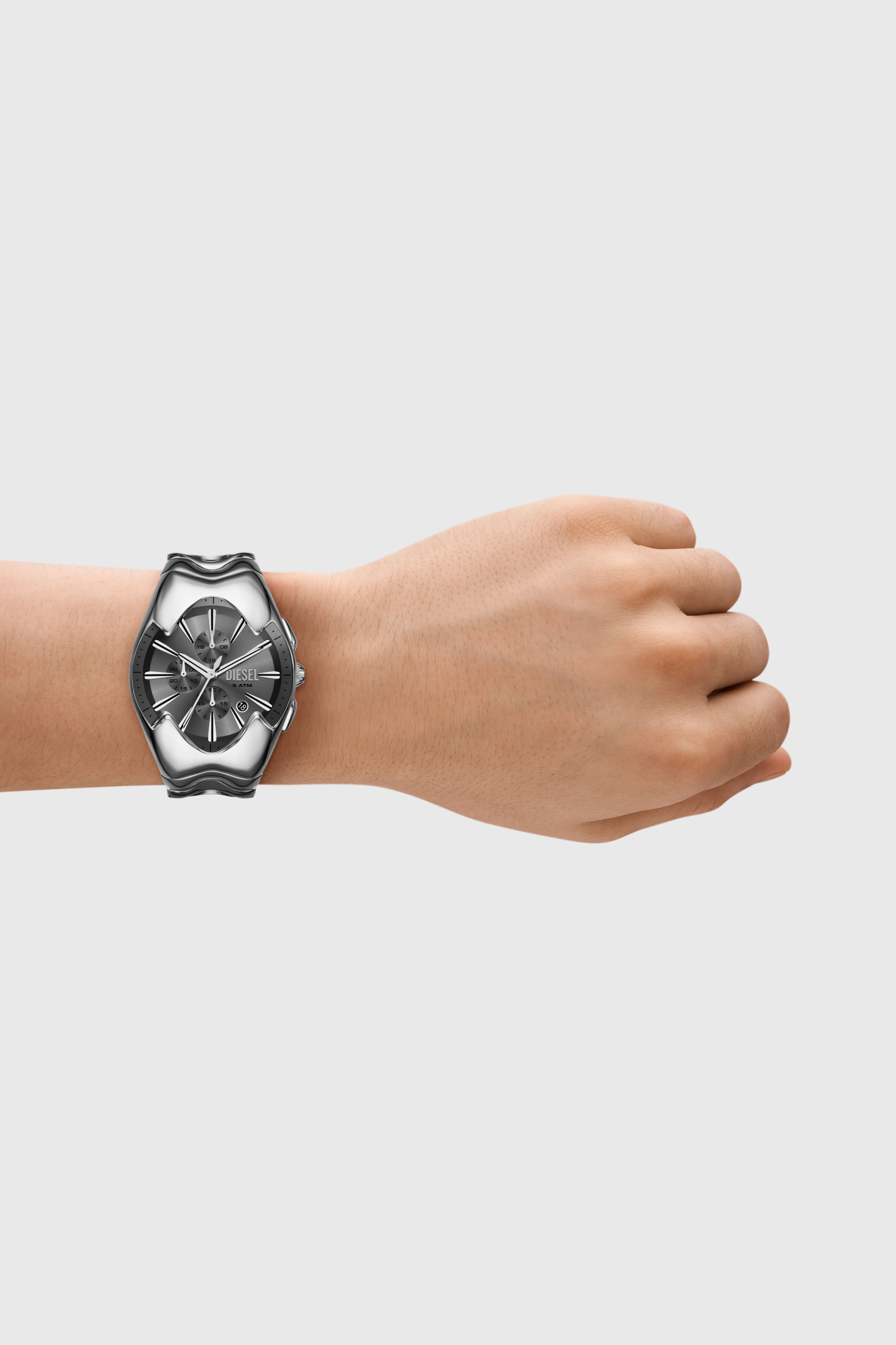 Diesel - DZ4683, Orologio Mercurial in acciaio inossidabile Uomo in Argento - 4