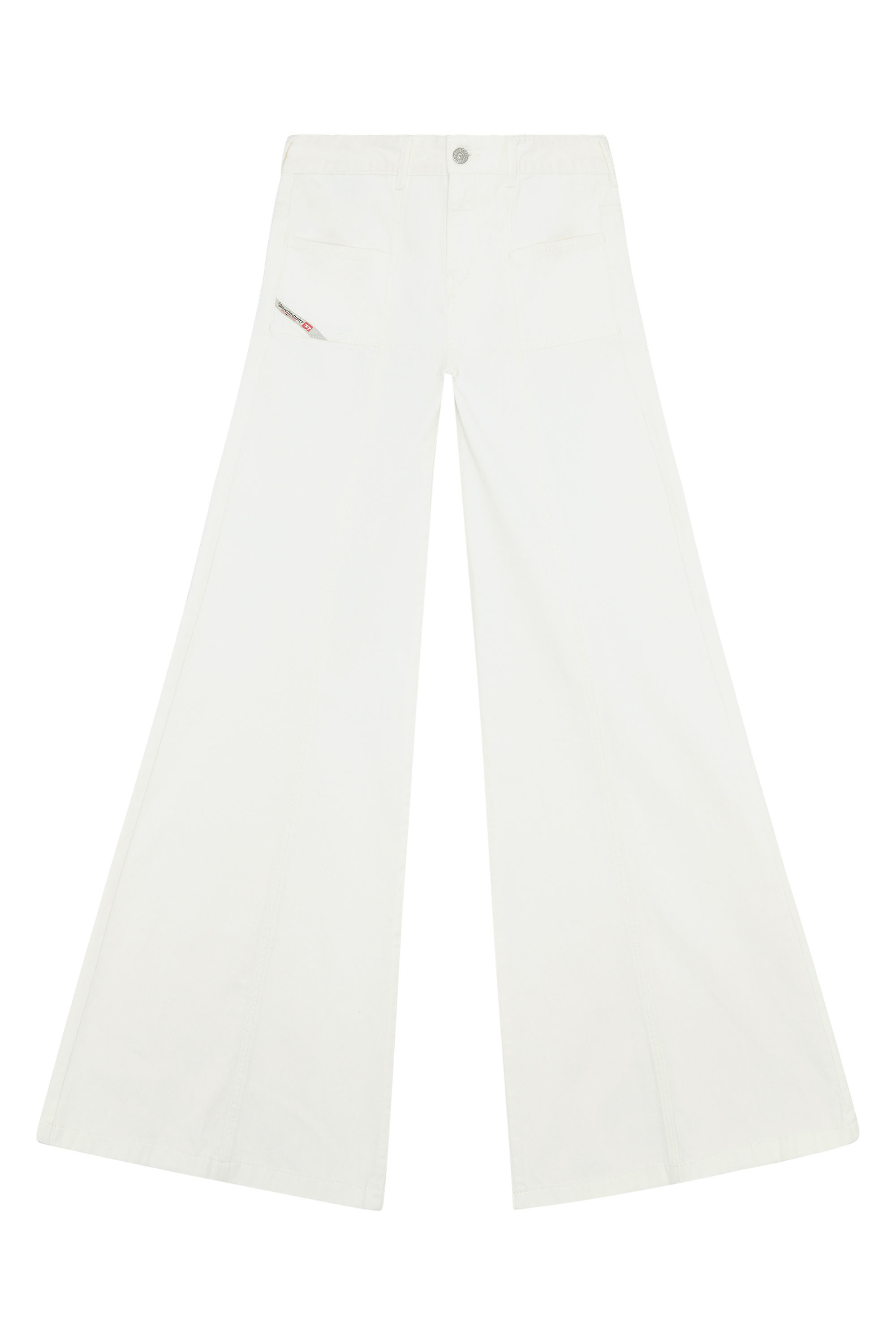 Diesel - Bootcut and Flare Jeans D-Akii 068JQ, Bianco - Image 5