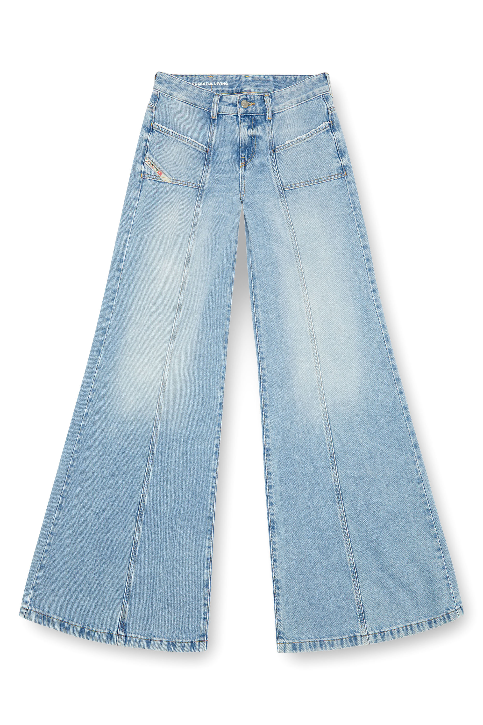 Diesel - Femme Bootcut and Flare Jeans D-Akii 09J88, Bleu Clair - Image 5