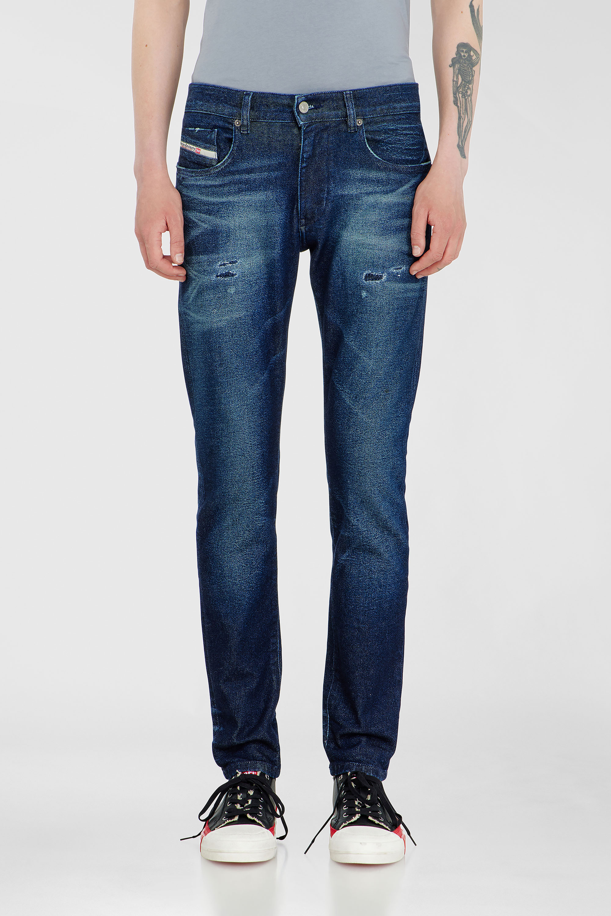 Diesel - Herren Slim Jeans 2019 D-Strukt 0KBBU, Dunkelblau - 4