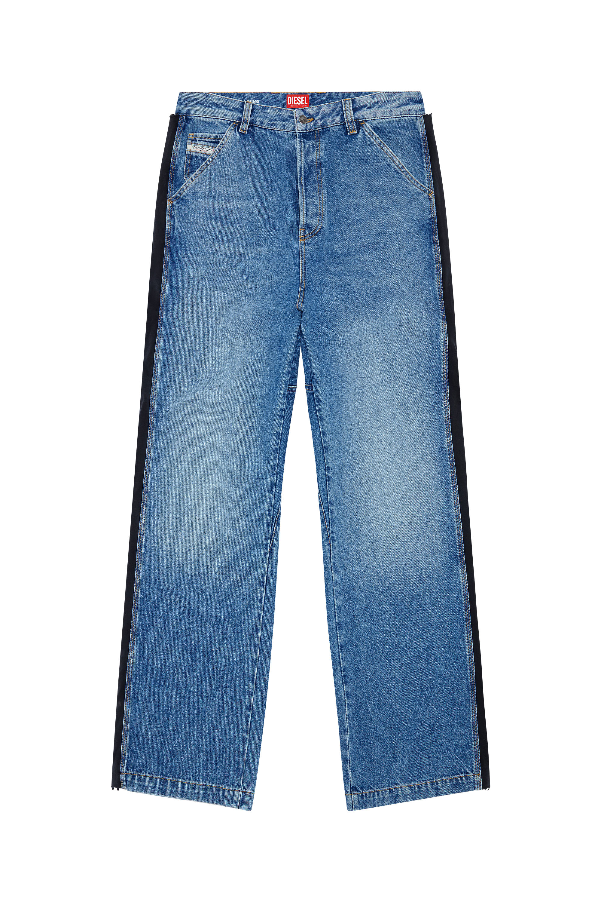 Diesel - Straight Jeans D-Livery 0HJAV, Bleu moyen - Image 5