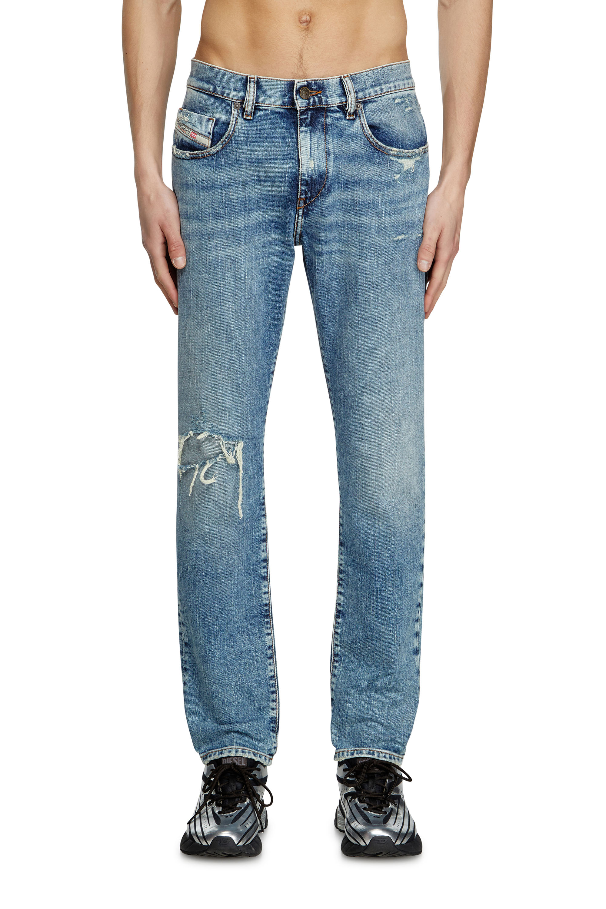 Diesel - Herren Slim Jeans 2019 D-Strukt 09L34, Hellblau - 2